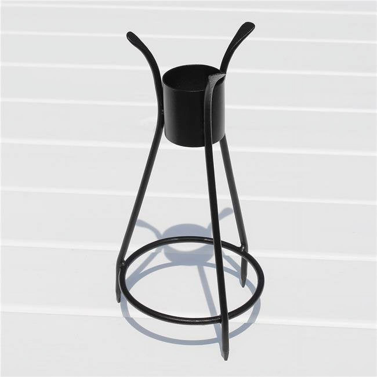 Achla  Trestle III Spiked Stand, Black
