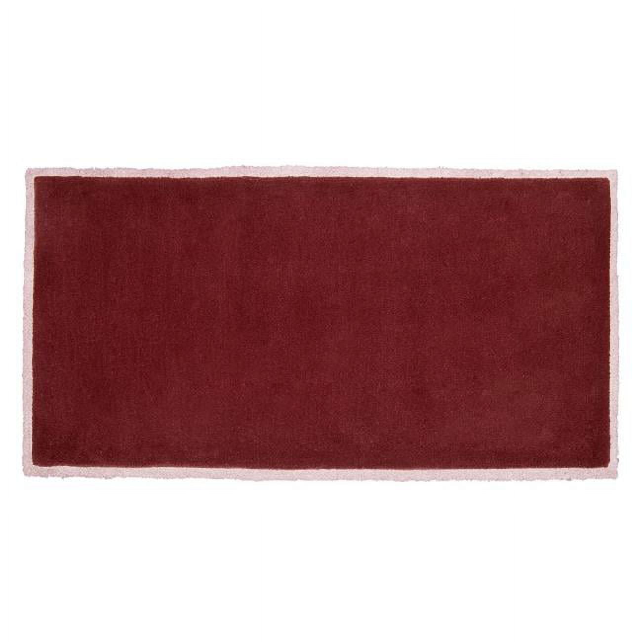 Picture of Achla H-55 44 x 22 in. Hearth Rectangular Rug - Plum Wine