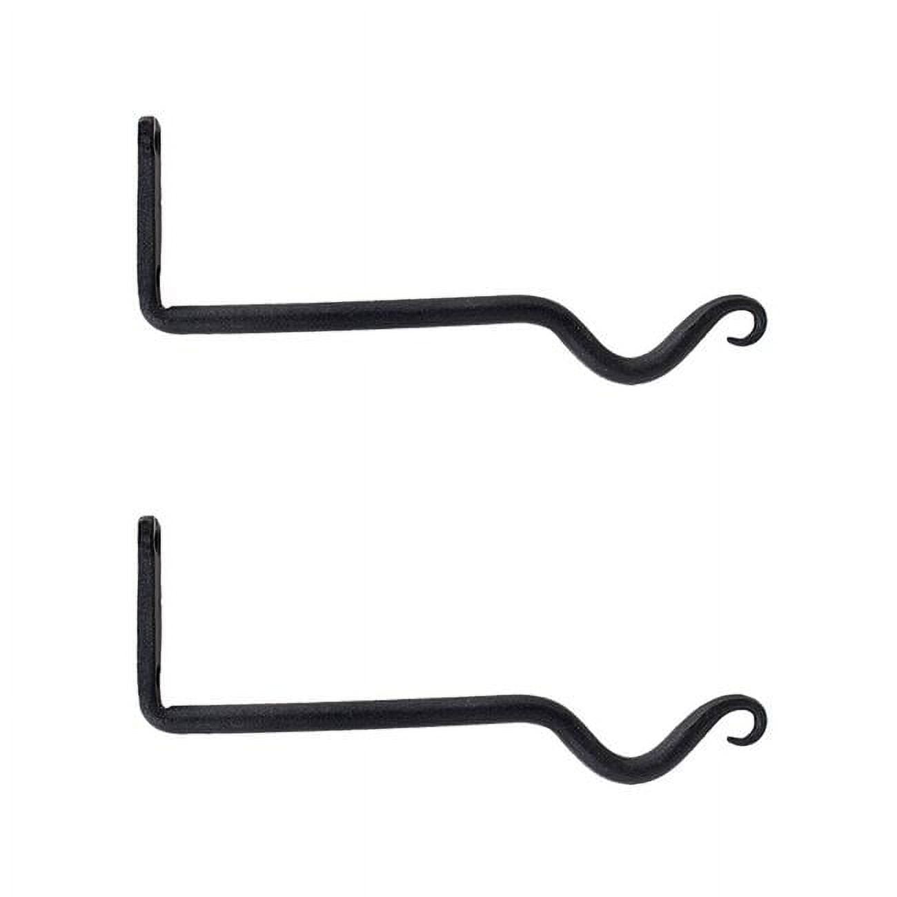 Picture of ACHLA Designs SB-01-2 8 in. Upturned Hook, Black - Pack of 2