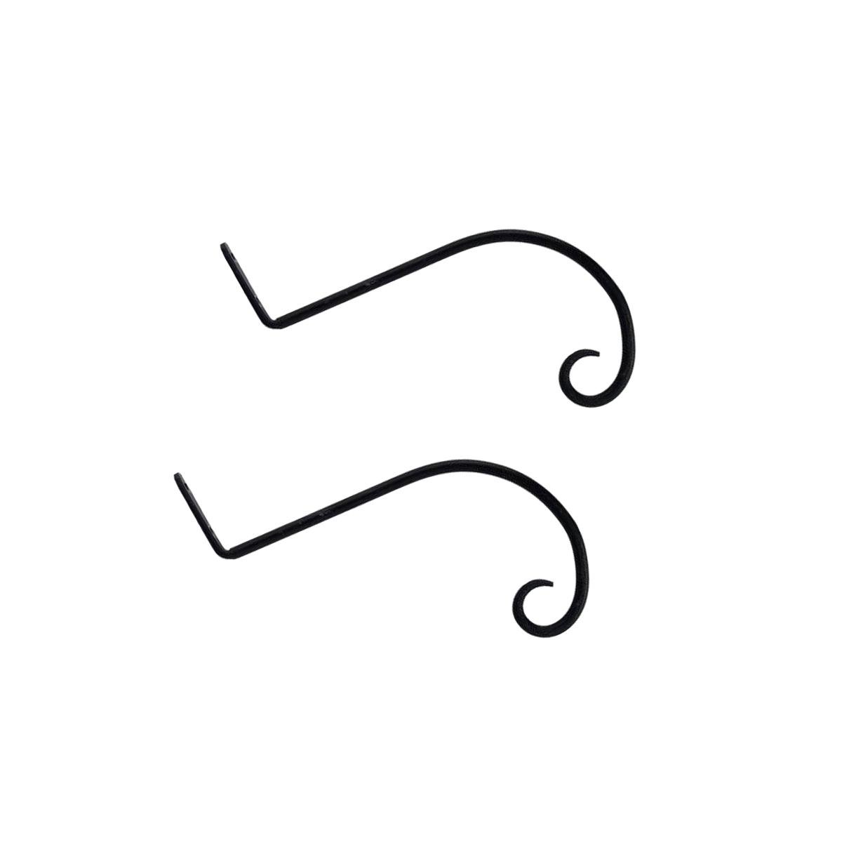 Picture of ACHLA Designs SB-02-2 10 in. Downturned Hanger, Black - Pack of 2