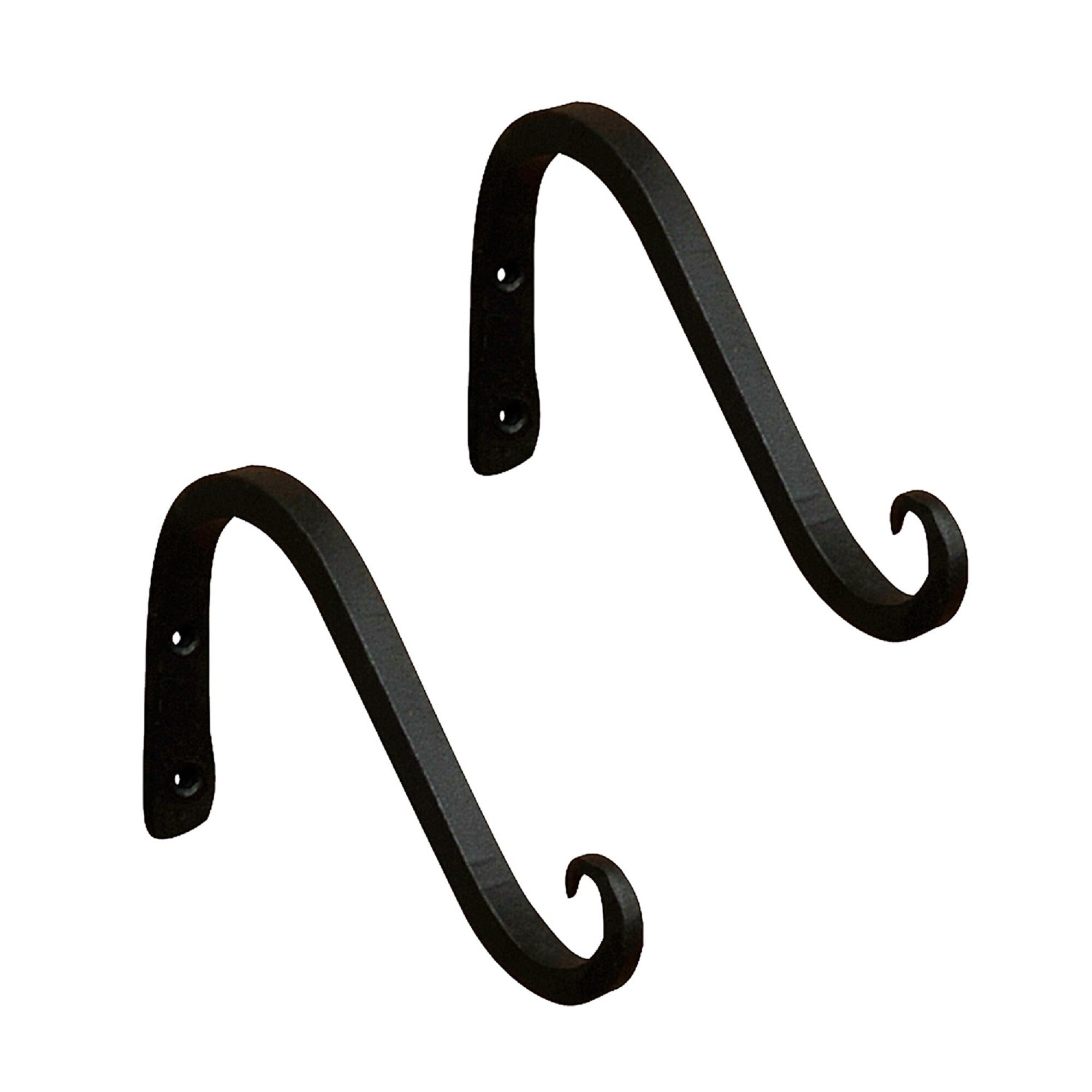 Picture of ACHLA Designs TSH-07-2 6 in. Angled Upcurled Bracket, Black - Pack of 2