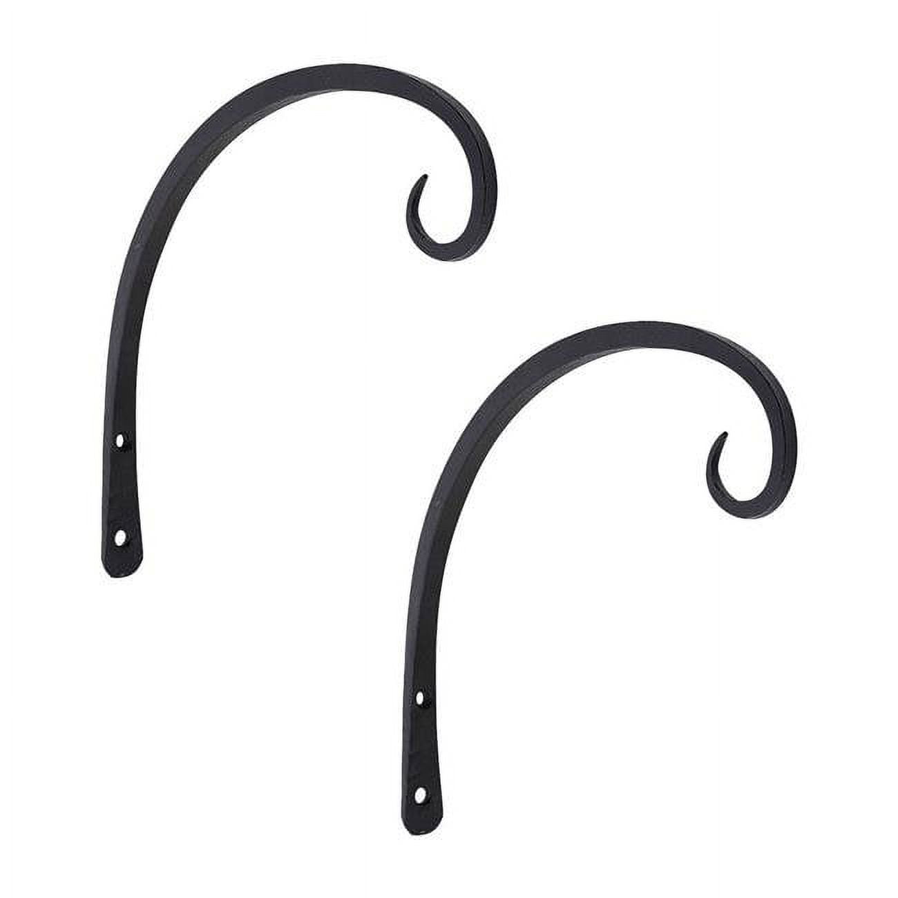 Picture of ACHLA Designs TSH-11-2 9 in. Downcurled Bracket, Black - Pack of 2