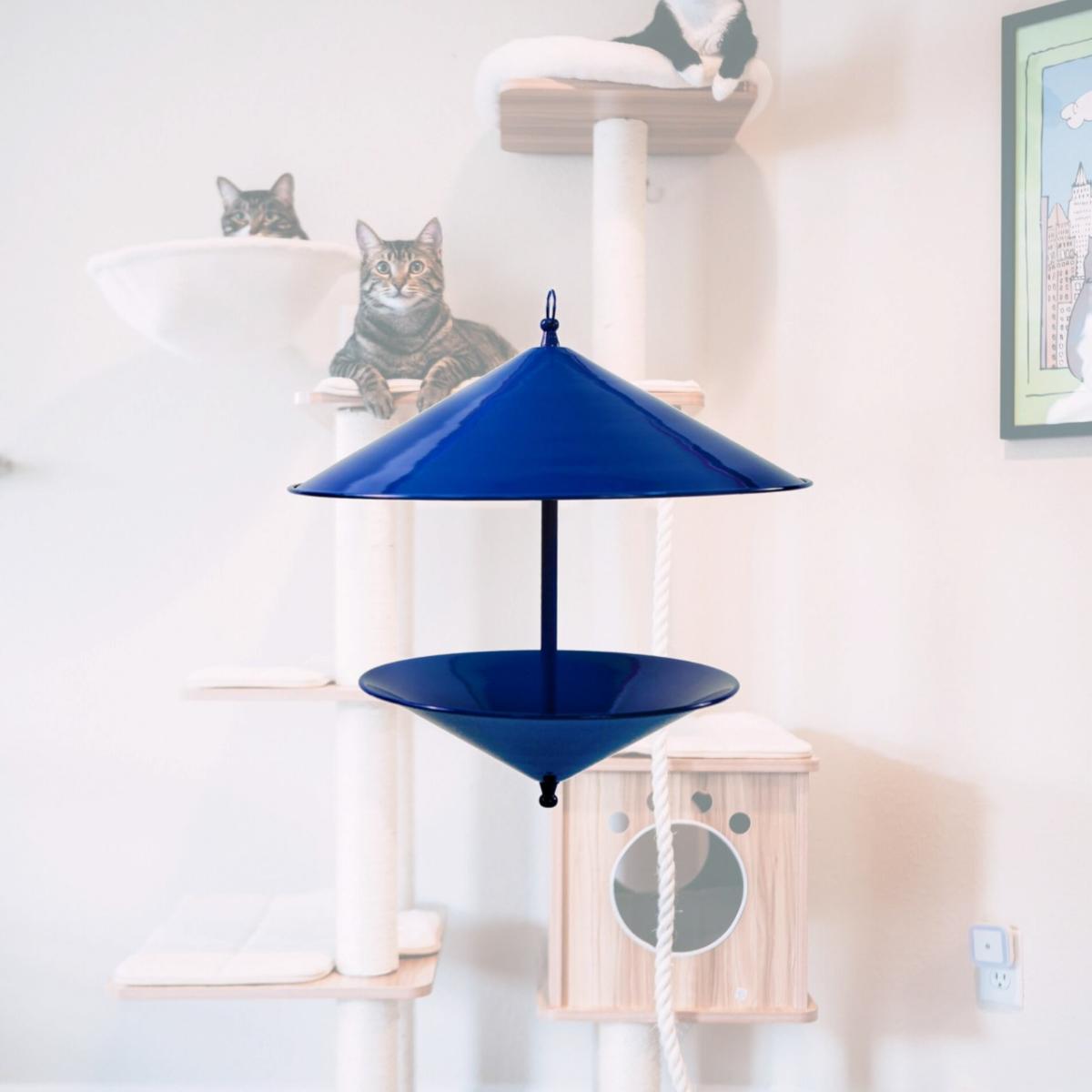 Picture of ACHLA Designs BF-03FB 14.5 in. Trulli Birdfeedeer, French Blue