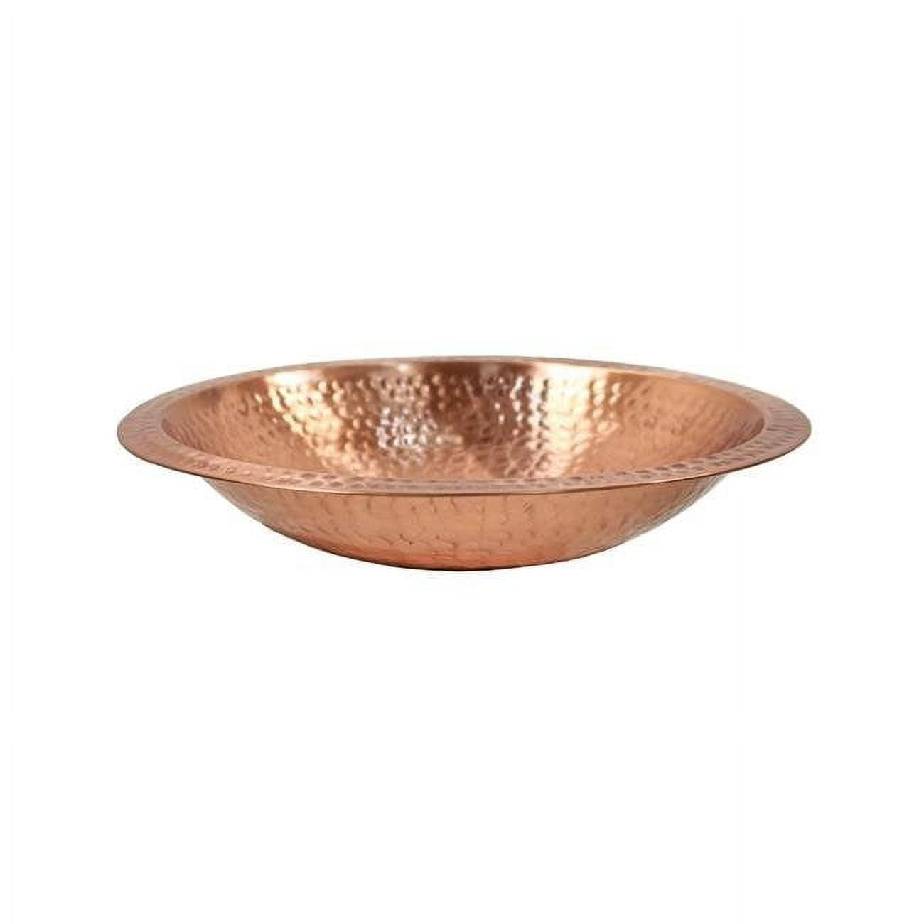 Picture of ACHLA Designs BBHC-03 14 in. Hammered Solid Copper Bowl with Rim