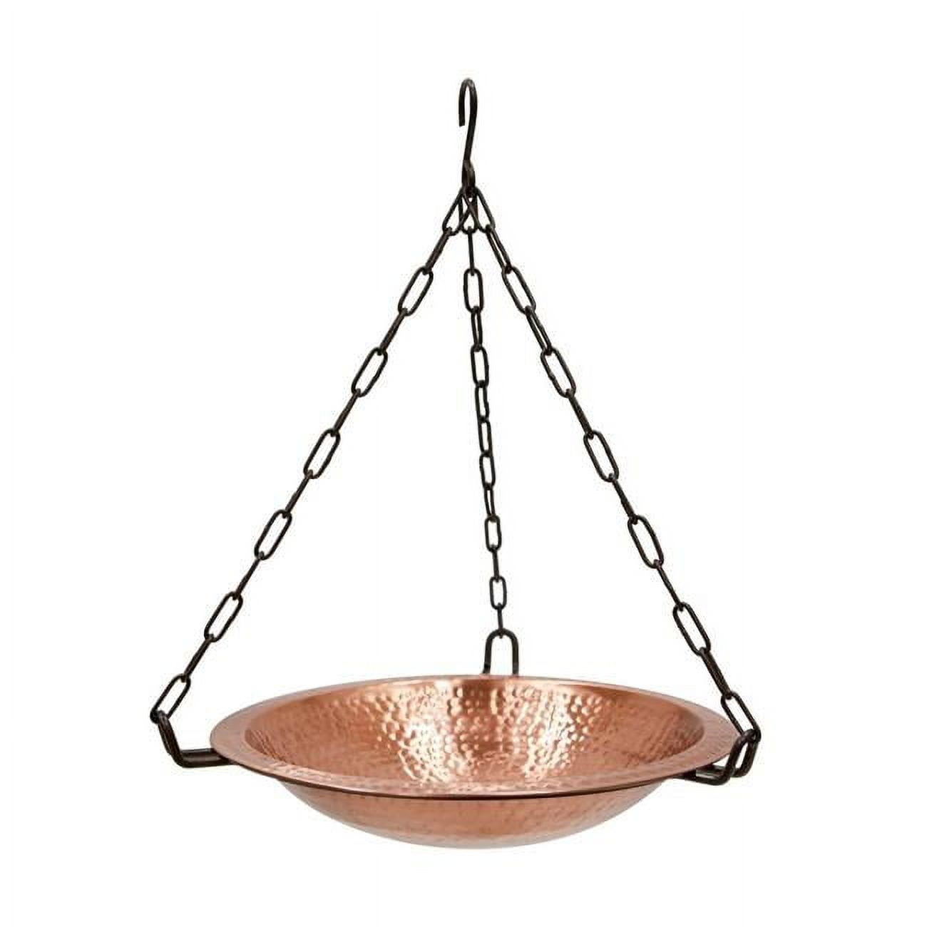 Picture of ACHLA Designs BBH-03CP 14 in. Solid Copper Hanging Birdbath
