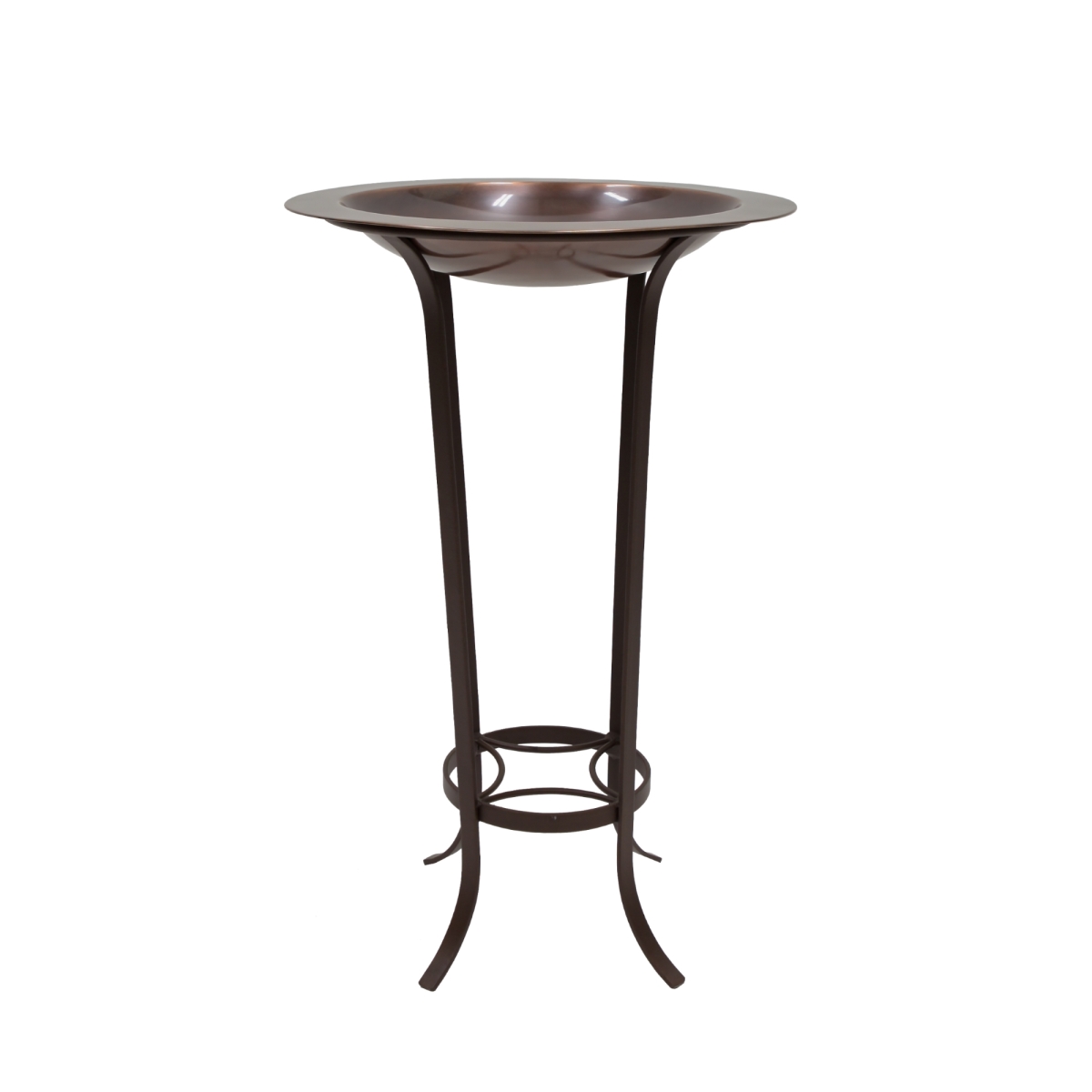 Picture of Achla BB-12-S19 18 in. Classic Copper Birdbath - Tulip Stand&#44; Brass - Antique Copper Finish