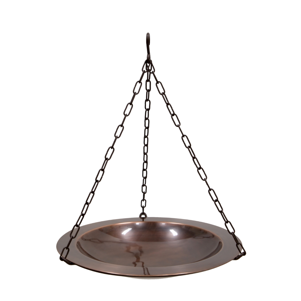 Picture of Achla BBH-04CP 18 in. Classic Copper Hanging Birdbath&#44; Copper - Antique Copper Finish