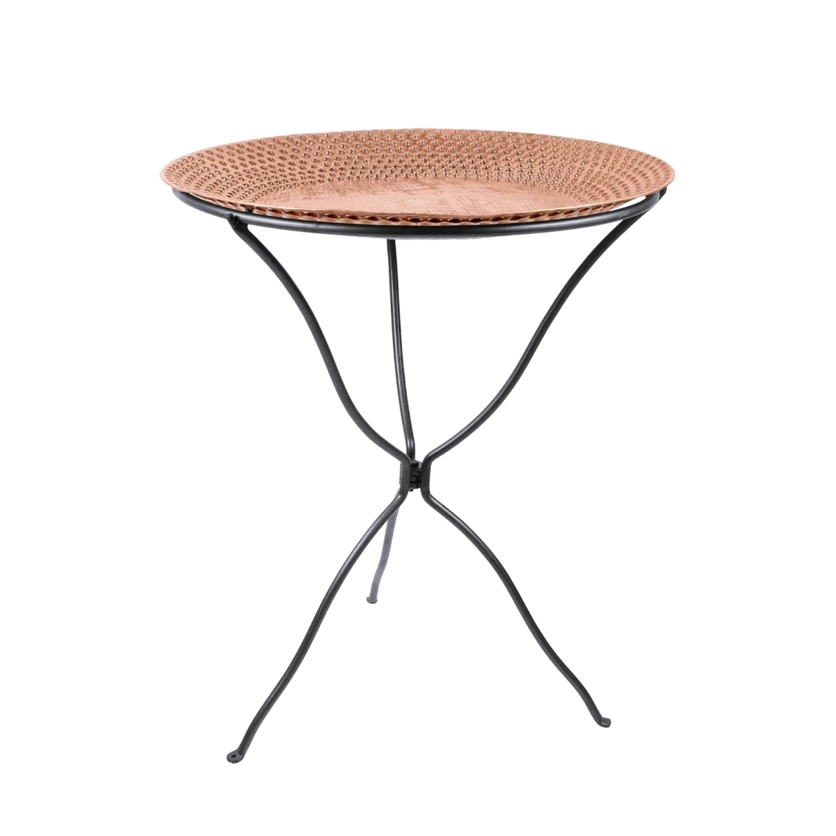 Picture of Achla CBB-02-S14 24 in. Hammered Copper Birdbath - Ring Stand