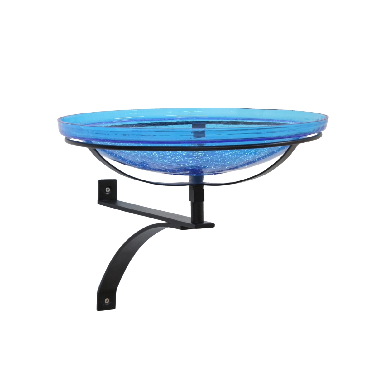 Achla CGB-14T-WM2 14 in. Teal Crackle Birdbath - Wall Mount Bracket