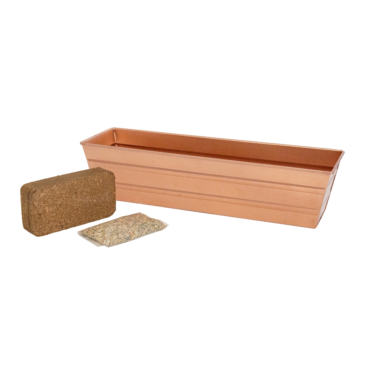 Achla C-08C-GK Bloom Box Garden Growing Kit, Small - Copper