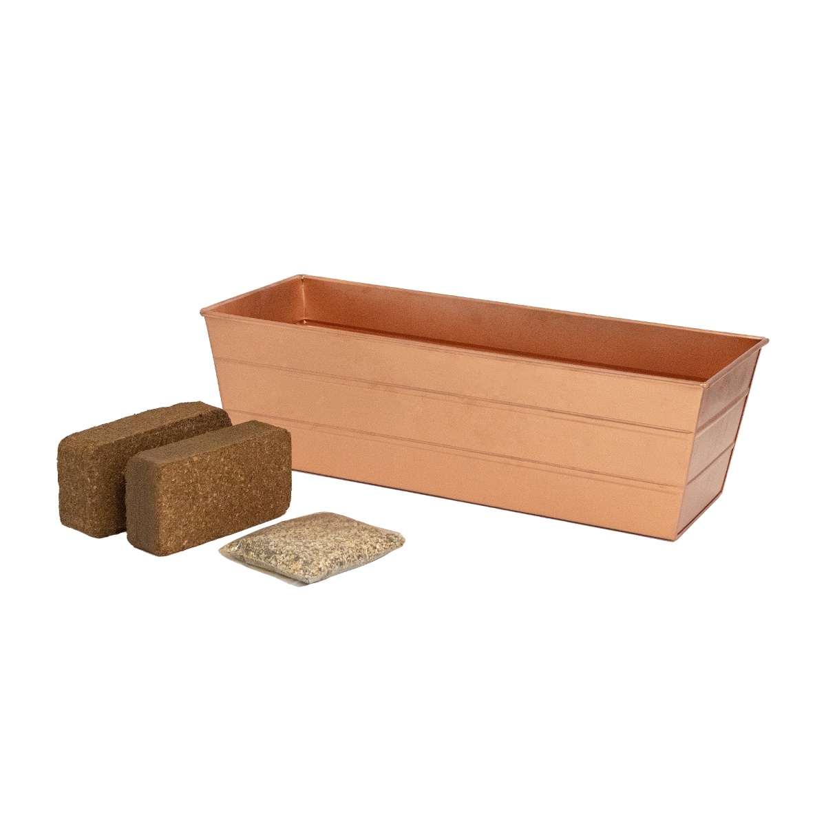 Achla C-20C-GK2 Bloom Box Garden Growing Kit, Medium - Copper