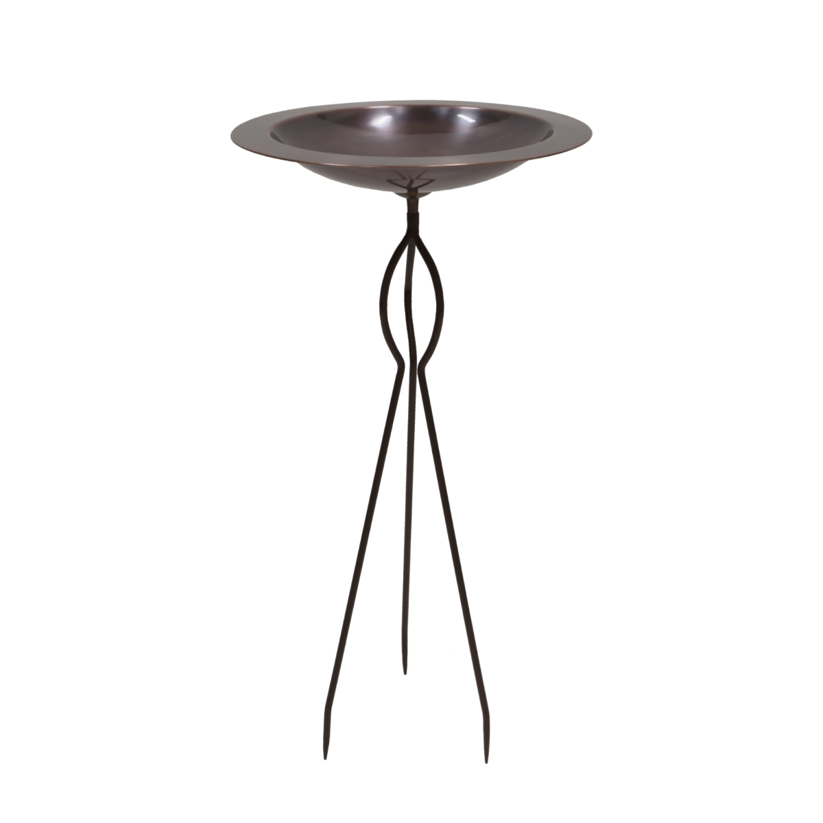 Picture of Achla BB-12T-TS 18 in. Classic Copper Birdbath - Stake&#44; Brass - Antique Copper Finish