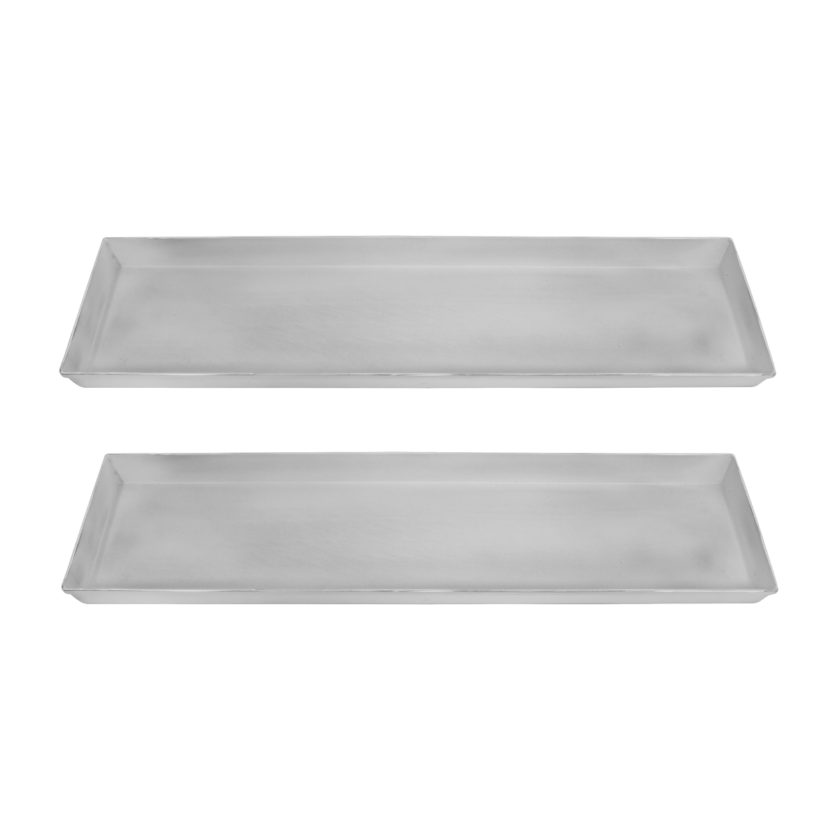 Achla TR-C-08W-2 Small White Flower Box Tray, Pack of 2