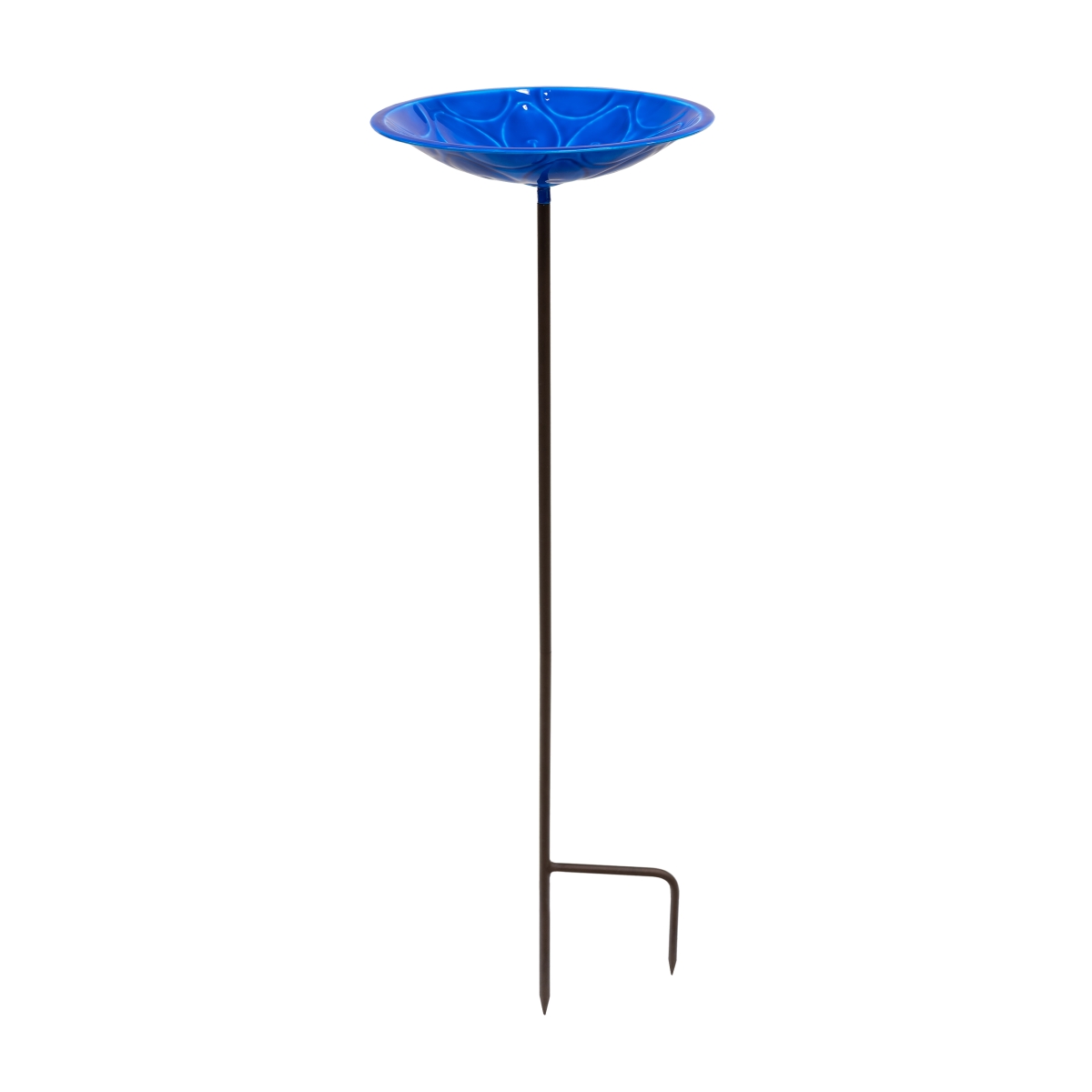 Achla EBB-02BL-S 12 in. Delphinium Lolly Birdbaths with Stake