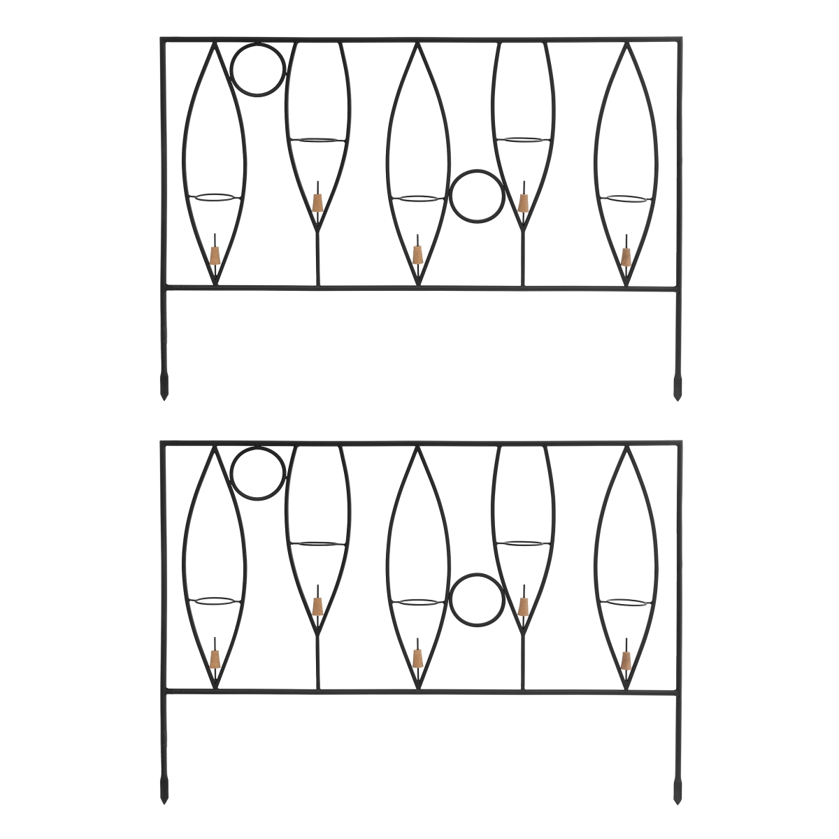 Achla DFS-48-2 Vinifera Fence Sections, Pack of 2