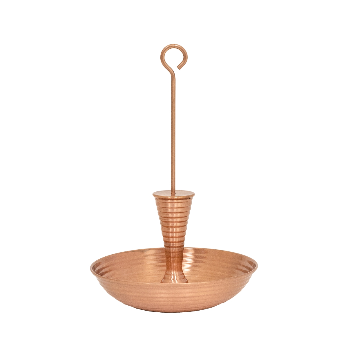 Picture of Achla BFB-01 Droplet Birdbath & Feeder&#44; Brass - Satin Copper