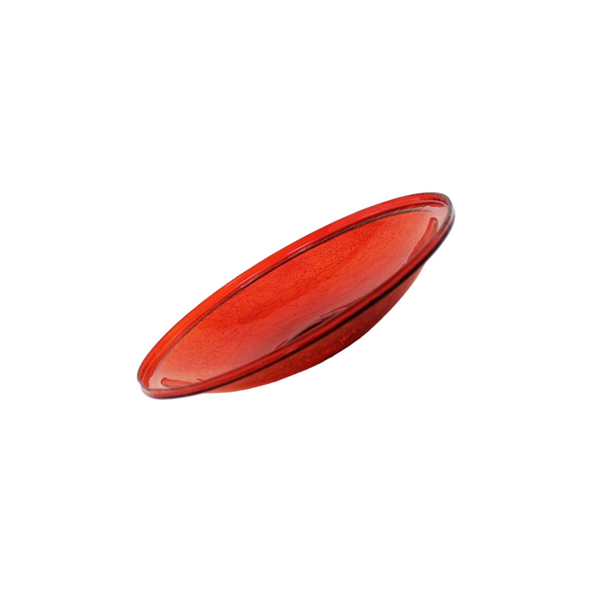 Picture of Achla CGB-14R 14 in. Red Crackle Glass Bowl