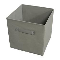 Picture of Achim STRGBNGY04 10.60 x 10.60 x 11 in. Collapsible Storage Bins&#44; Grey