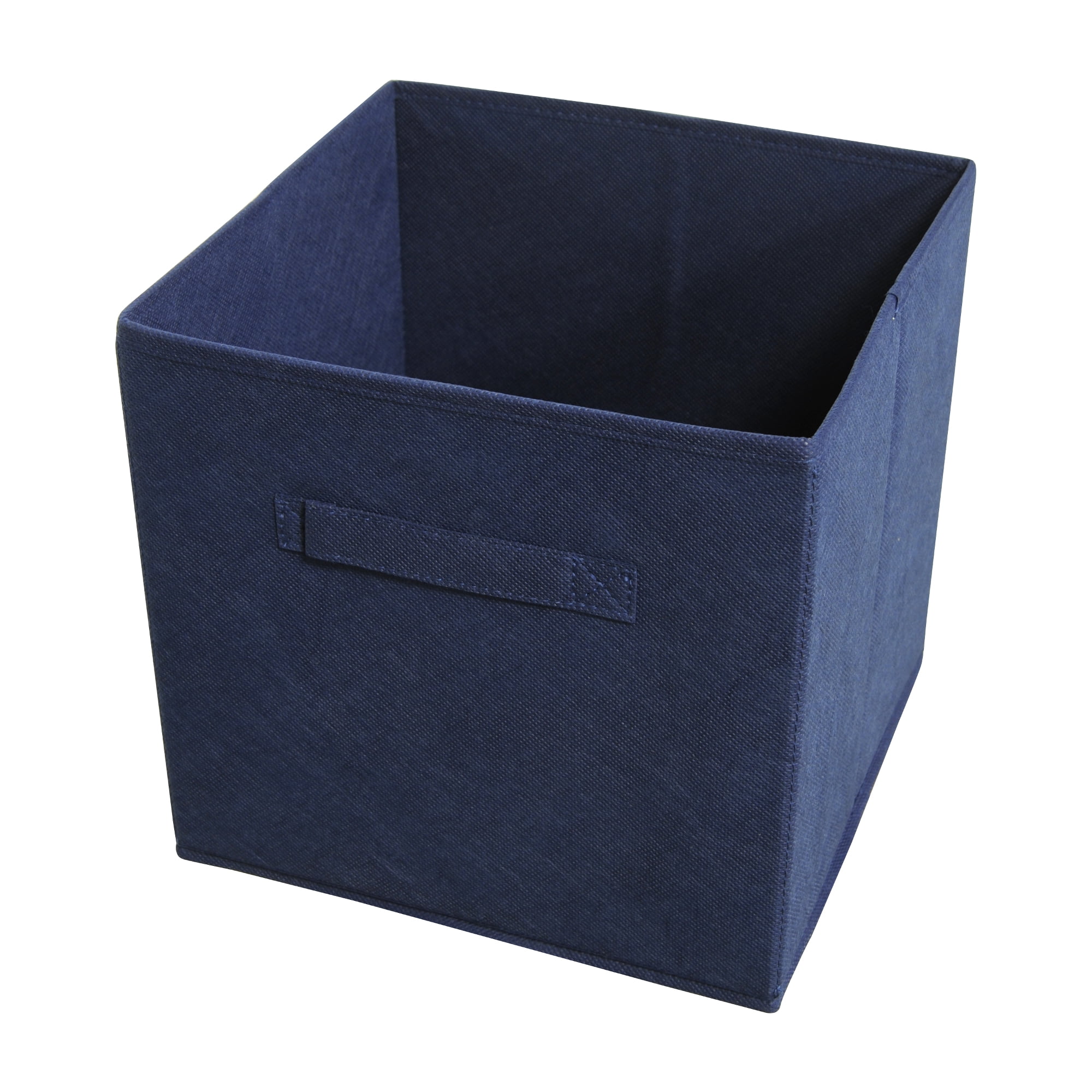 Picture of Achim STRGBNNY04 10.60 x 10.60 x 11 in. Collapsible Storage Bins&#44; Navy
