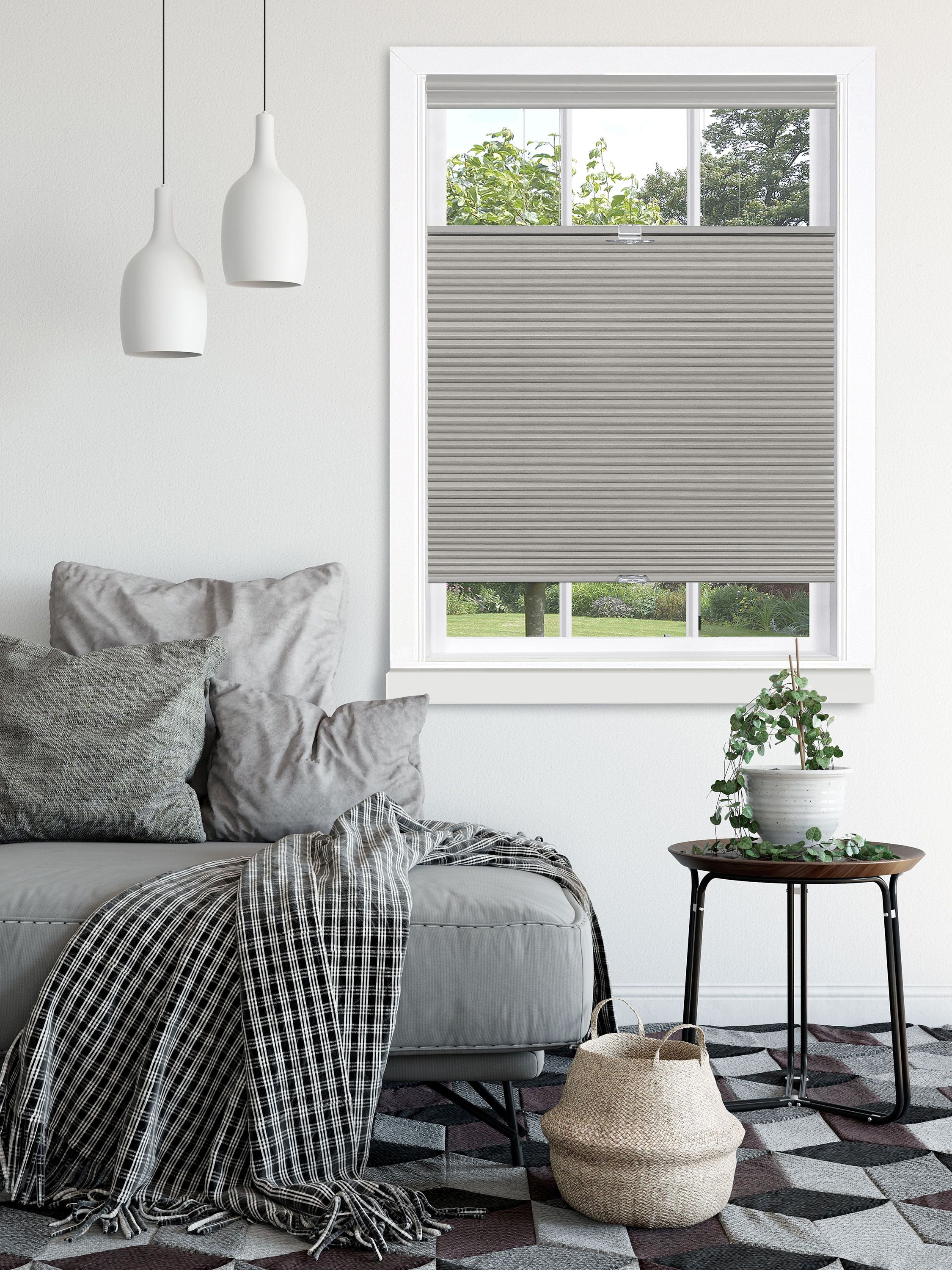 Picture of Achim CSTD27DG06 27 x 64 in. Top Down-Bottom Up Cordless Honeycomb Cellular Shade, Dove Grey