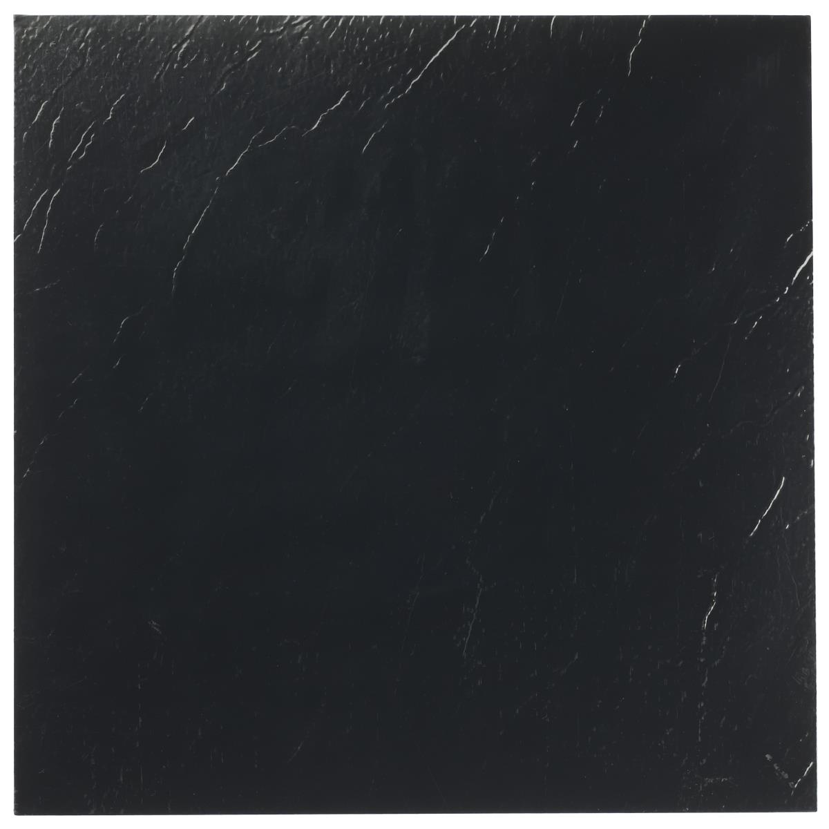 Picture of Achim STT1M10120 12 x 12 in. Sterling Black Self Adhesive Vinyl Floor Tile&#44; 20 sq. ft. - 20 Tiles Per Box