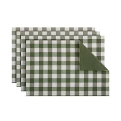 Picture of Achim BCPLMTSG36 12 x 18 in. Buffalo Check Placemats&#44; Sage