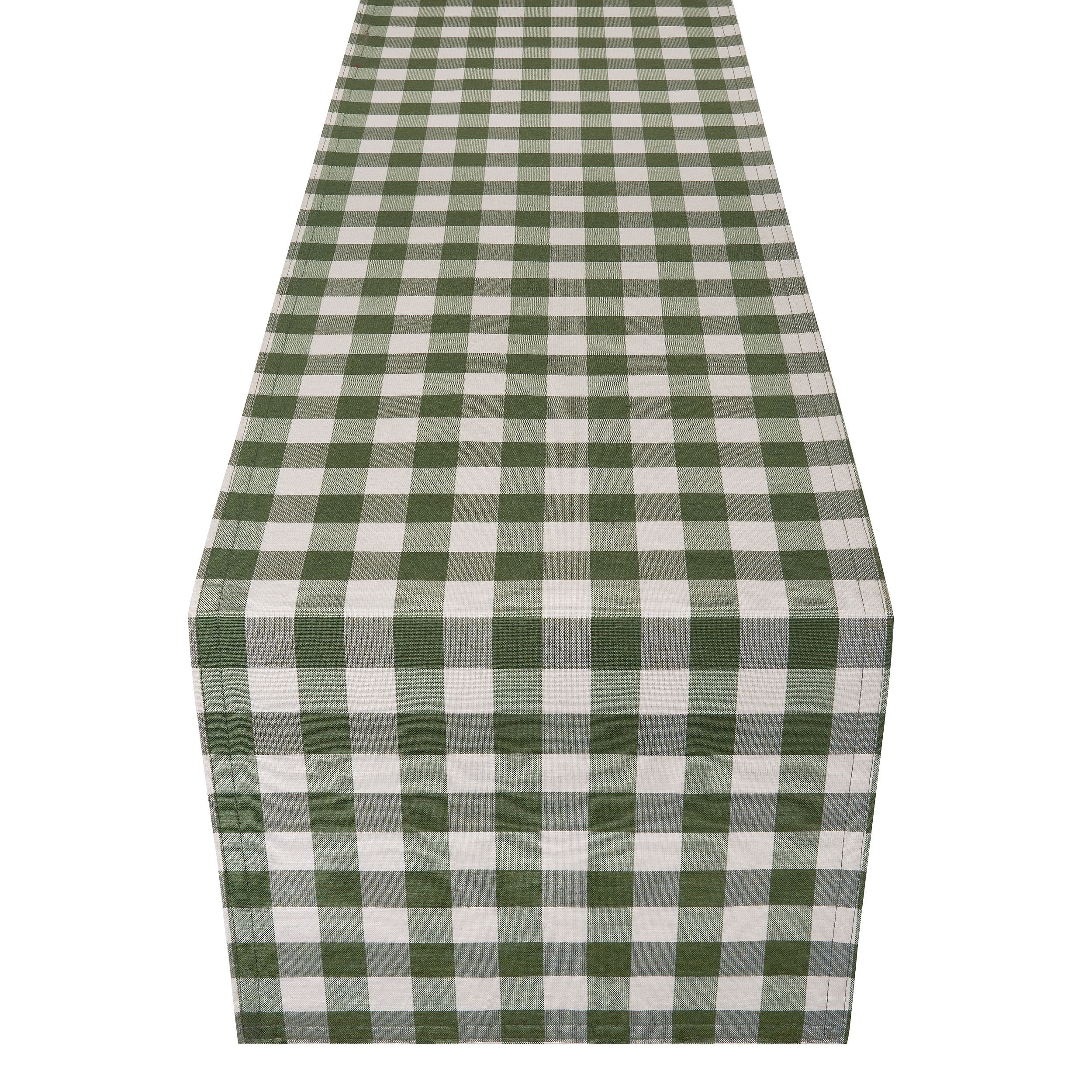 Picture of Achim BCRU48SG24 13 x 48 in. Buffalo Check Reversible Table Runner&#44; Sage