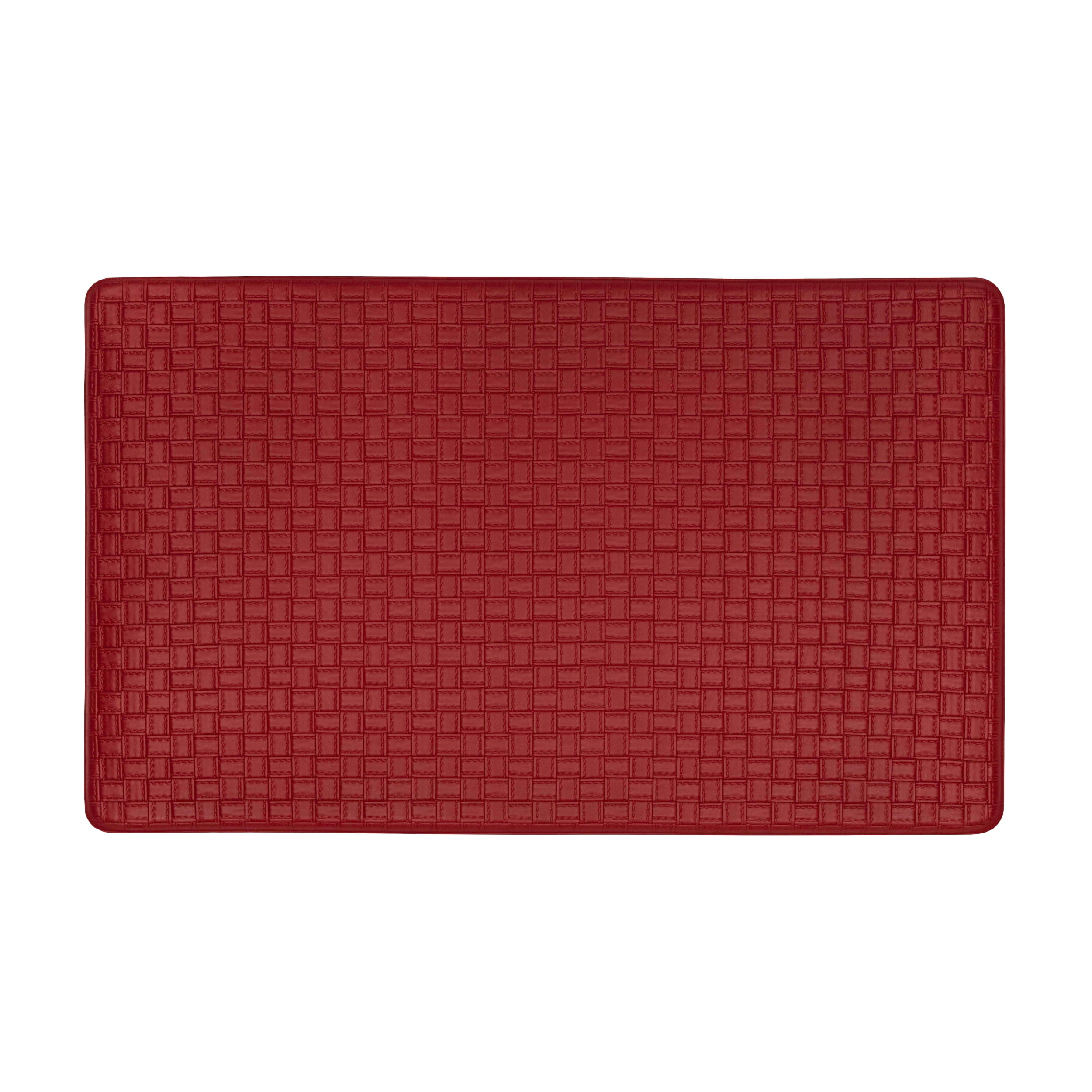 Picture of Achim AF1830LA12 18 x 30 in. Woven-Embossed Faux-Leather Anti-Fatigue Mat&#44; Lava