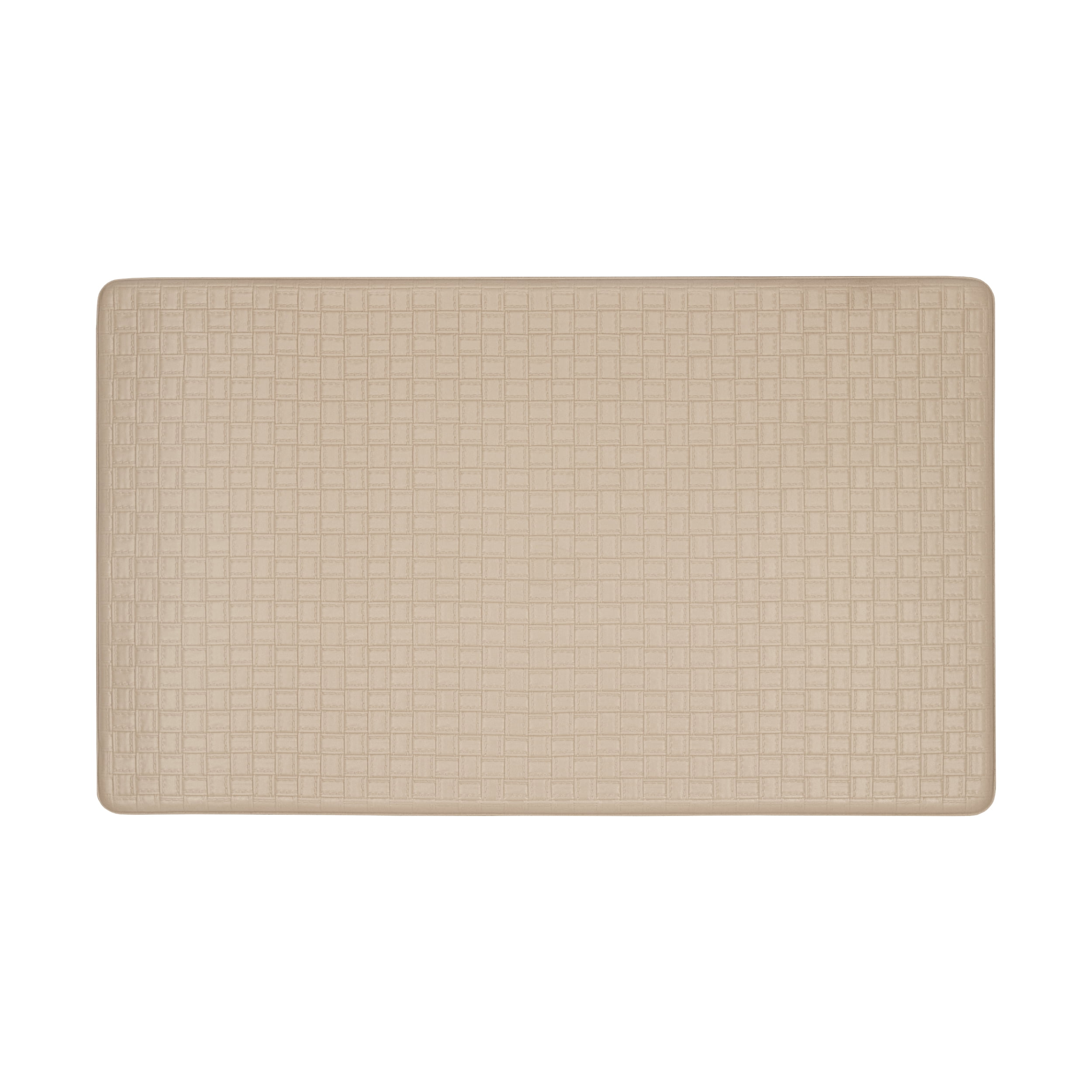 Picture of Achim AF1830TN12 18 x 30 in. Woven-Embossed Faux-Leather Anti-Fatigue Mat, Tan