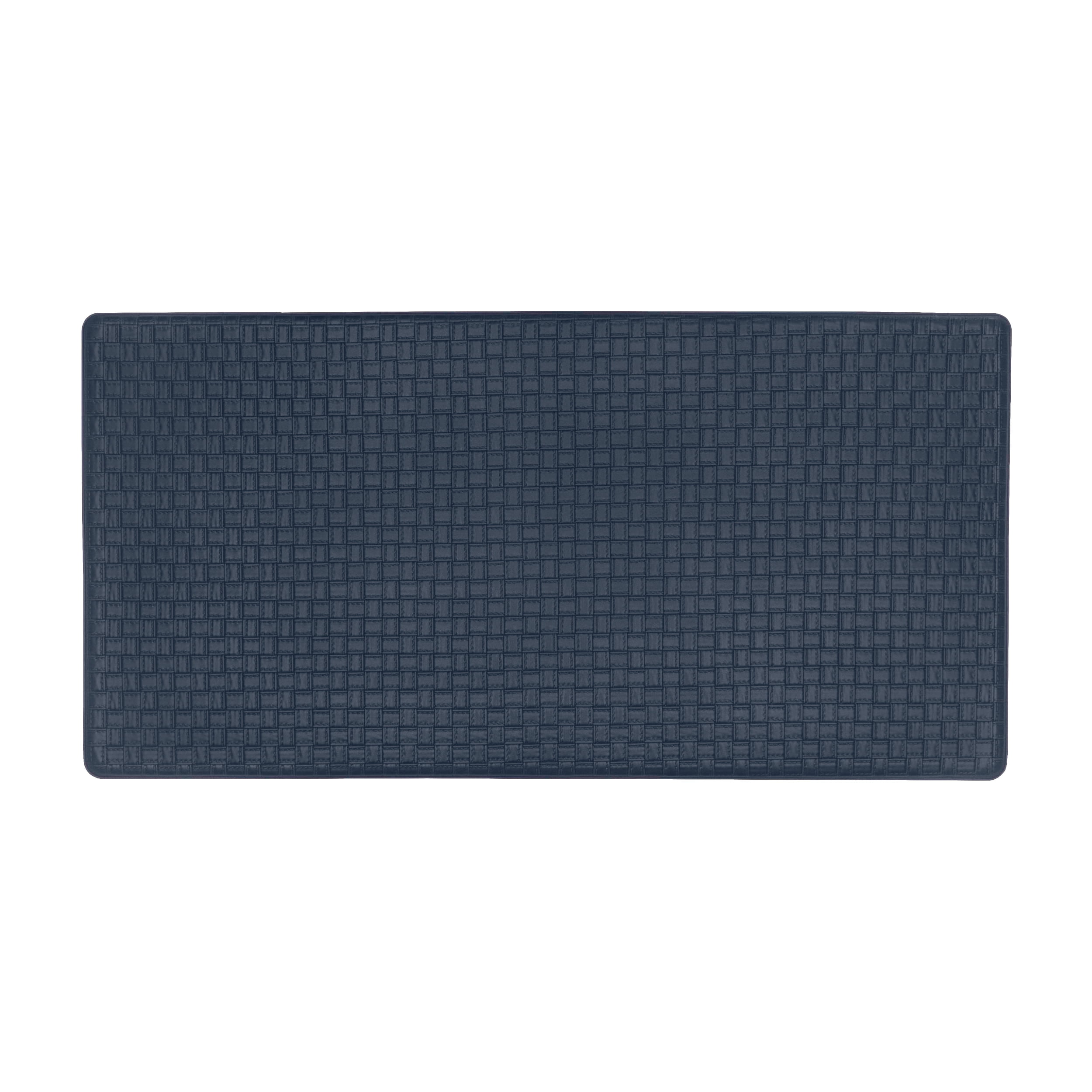 Picture of Achim AF2039NY12 20 x 39 in. Woven-Embossed Faux-Leather Anti-Fatigue Mat, Navy