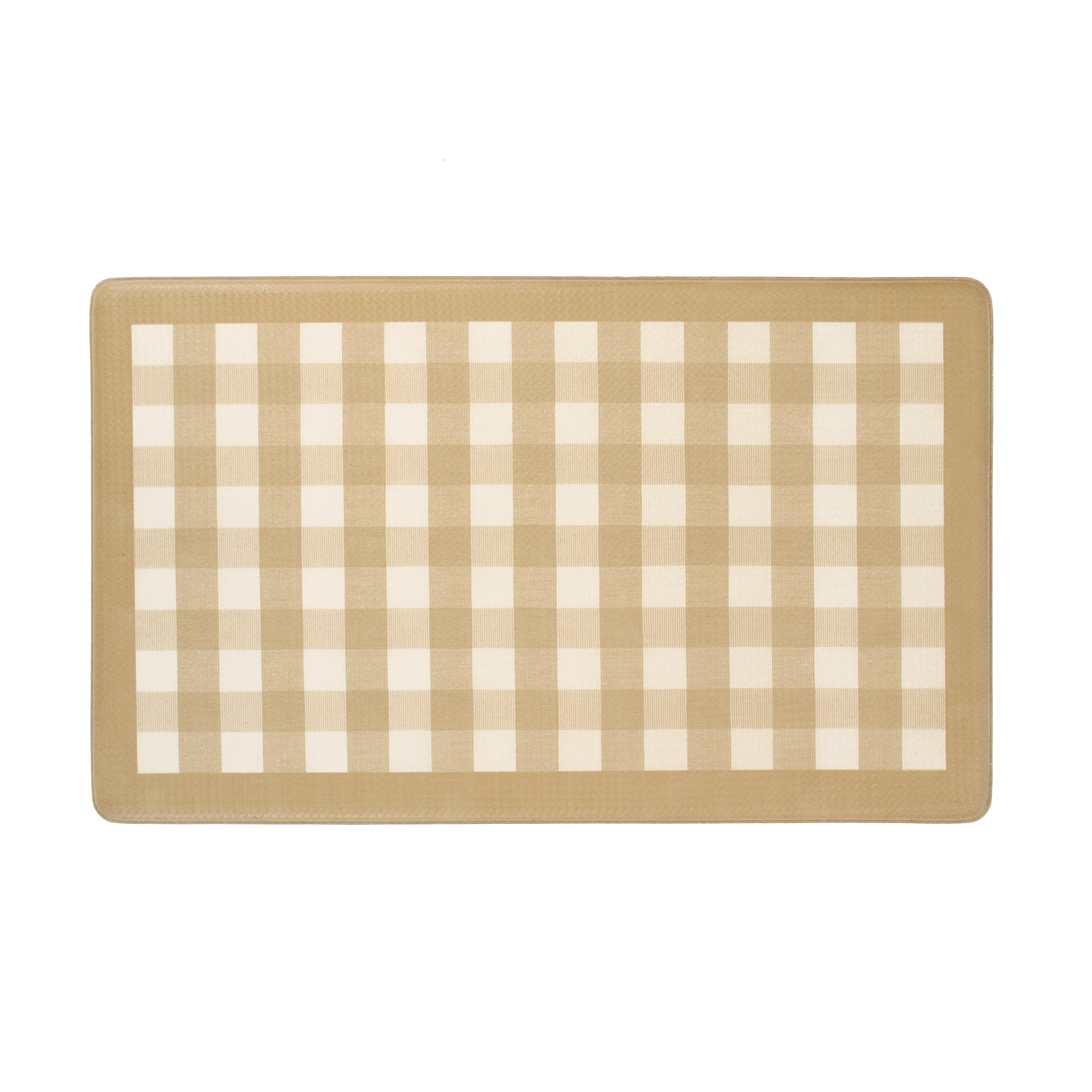 Picture of Achim ANFTMBTP12 18 x 30 in. Buffalo Check Indoor Anti-Fatigue Mat, Taupe
