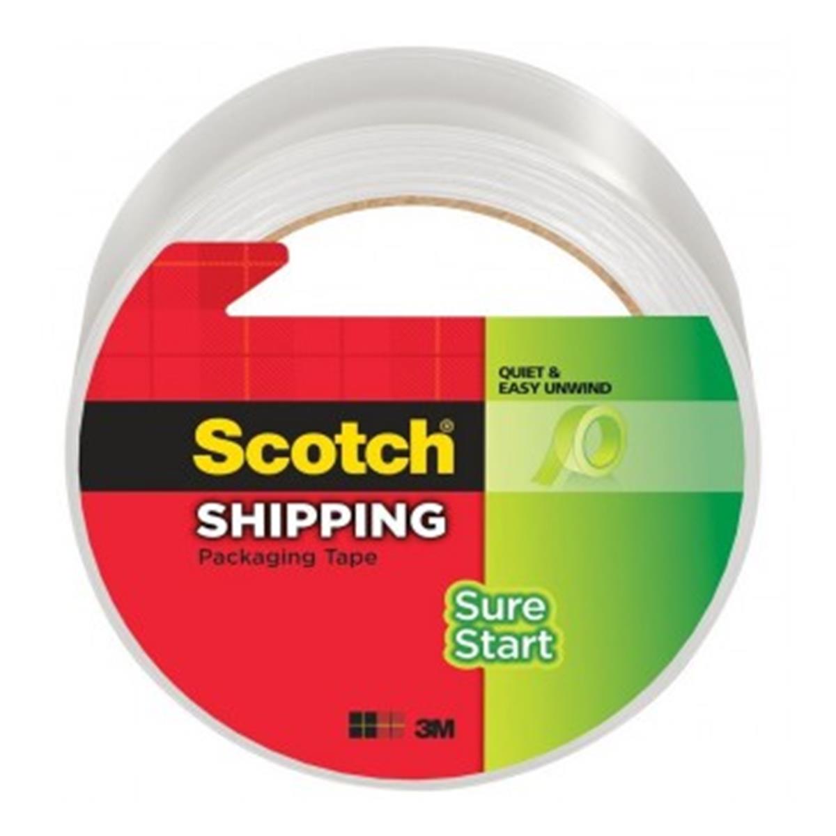 Picture of 3M 3450 54.6 yard 0.4 oz Pack Tape Sure Start&#44; Clear