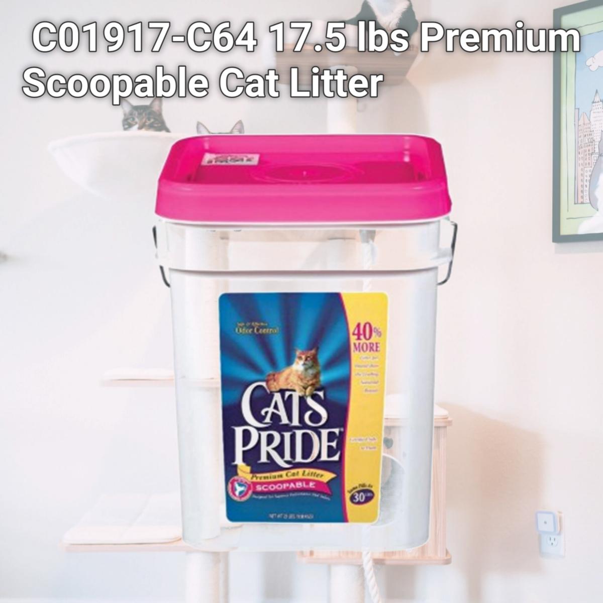 Picture of CatS Pride C01917-C64 17.5 lbs Premium Scoopable Cat Litter