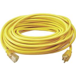 Picture of Monster AG-103100EC 100 ft. Extension Cord 3.3 SJTW - Yellow