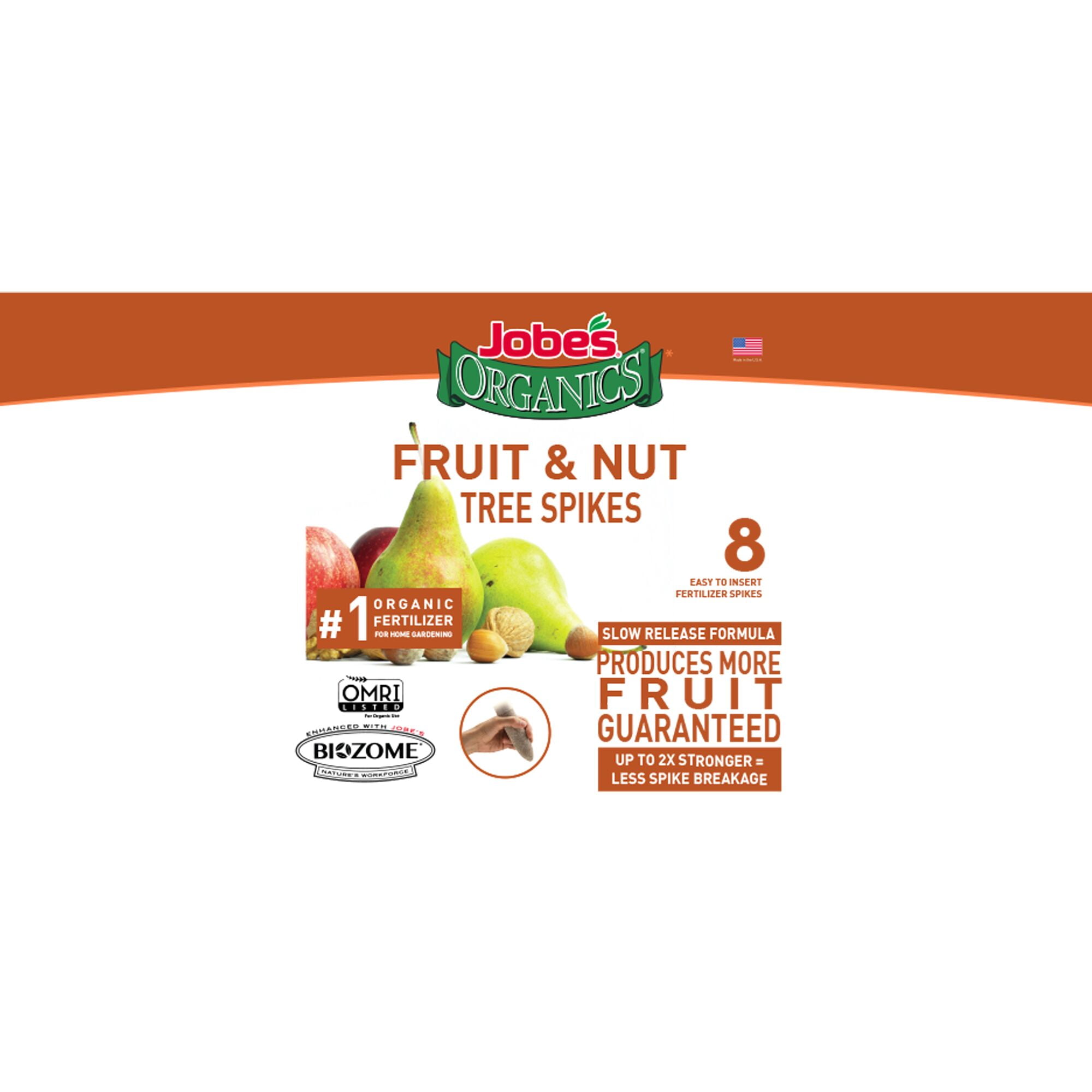 7493596 Organics Fruit & Citrus Fertilizer Spikes