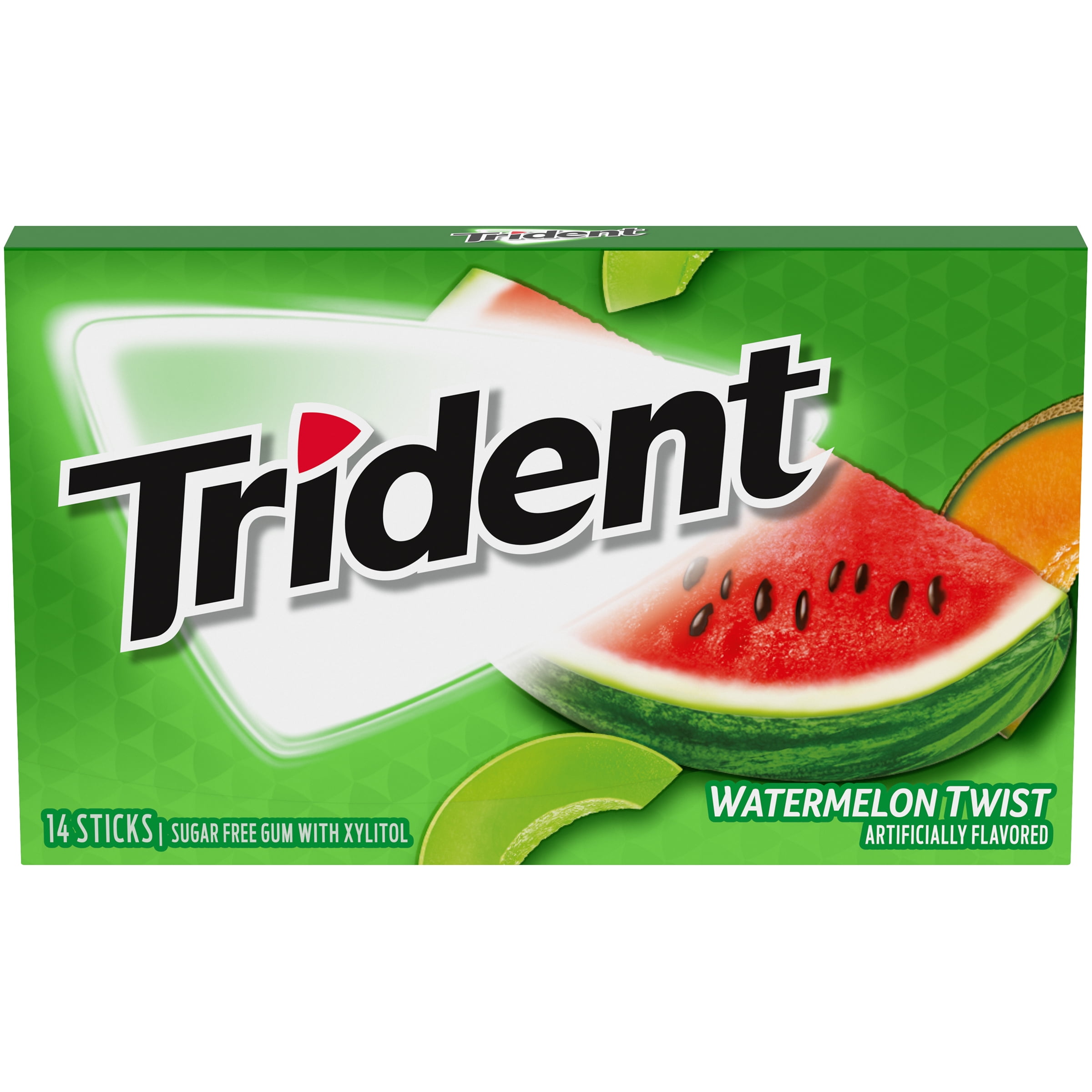 9126871 Sugar Free Watermelon Twist Chewing Gum - 14 Piece- pack of 12 -  Trident