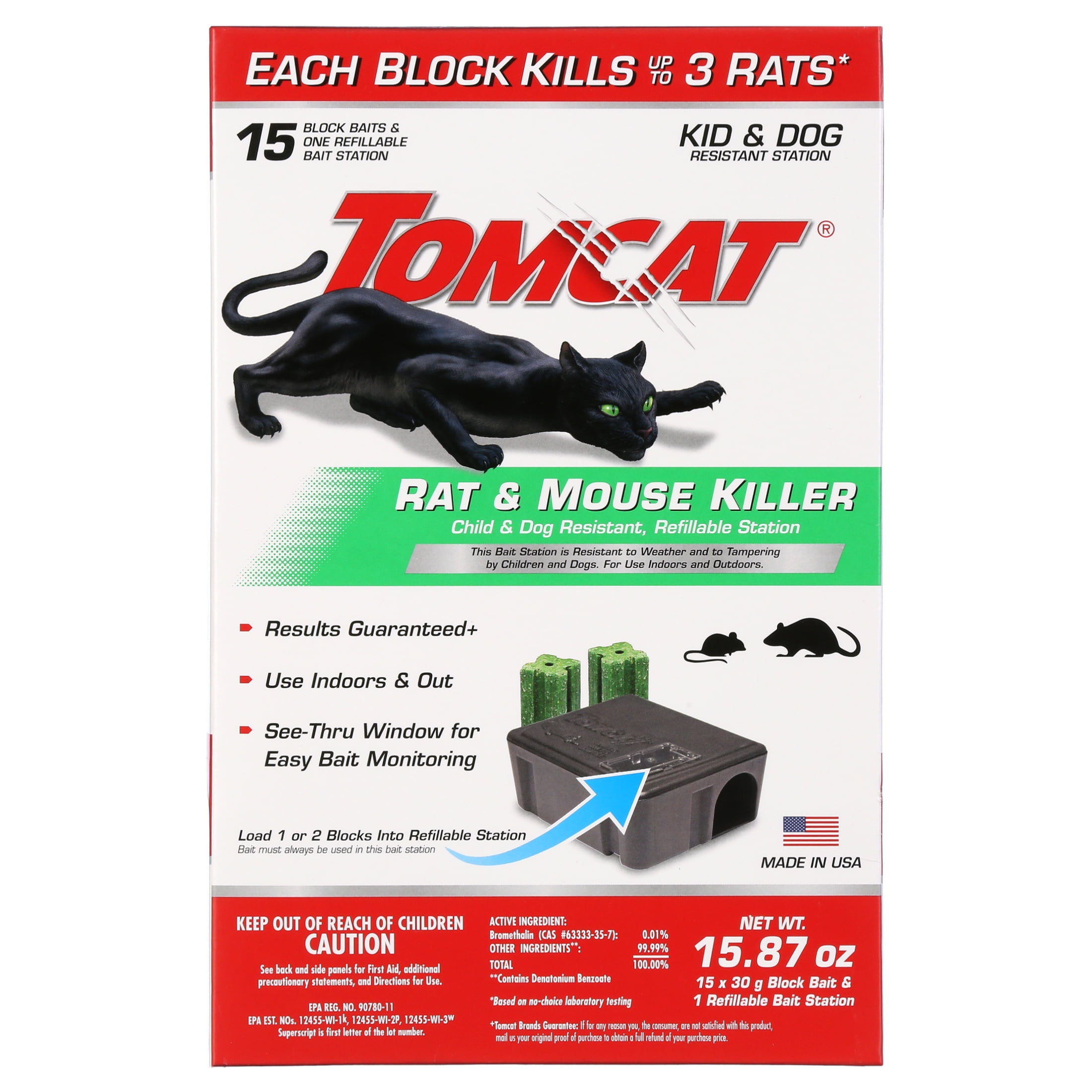 Refillable Bait Station for Rats amp Mice