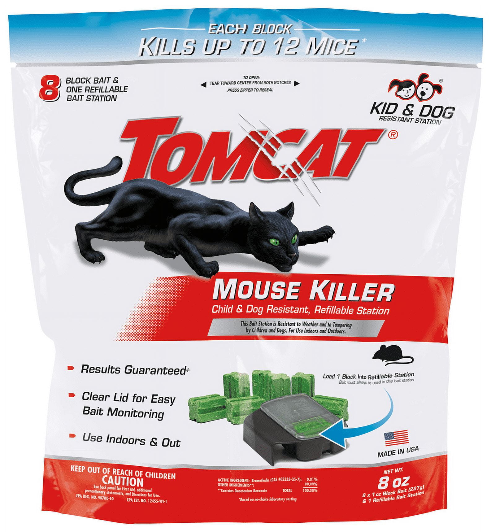 7566862 8 oz Refillable Bait Station for Mice