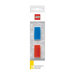 Picture of Lego 9605197 Blue &amp; Red Manual Pencil Sharpener
