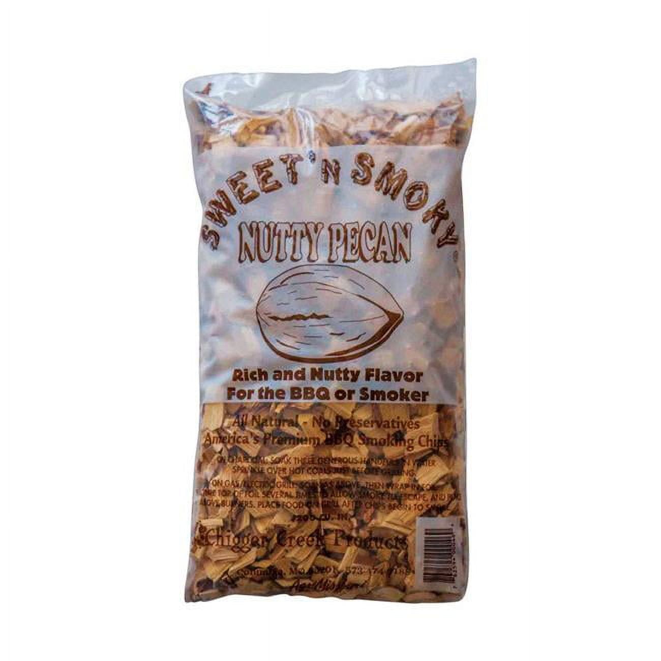 Picture of Chigger Creek 8685141 200 cu. in. Sweet N Smoky Nutty Pecan Wood Smoking Chips