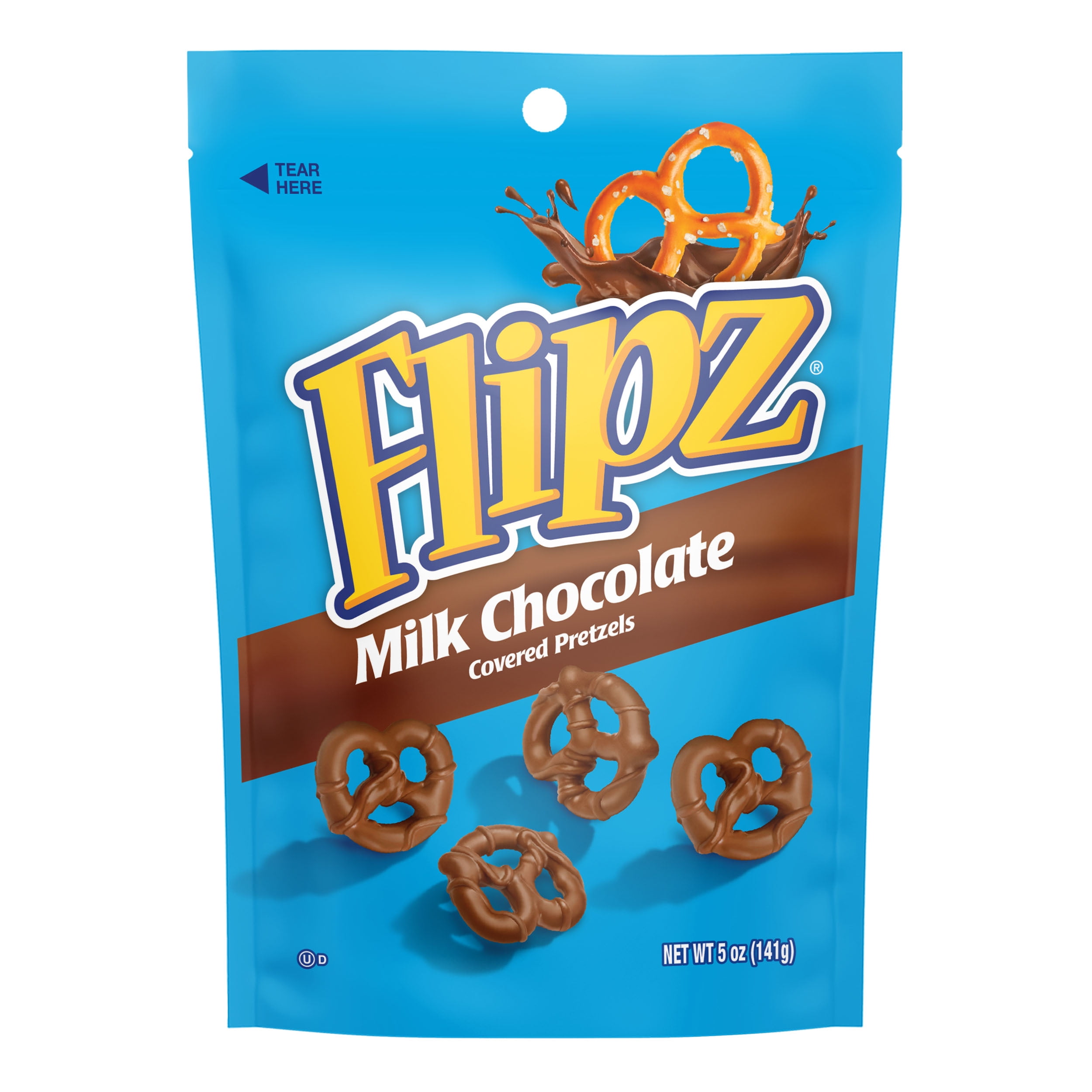 Picture of Flipz 9330697 5 oz Milk Chocolate Covered Pretzels - pack of 12