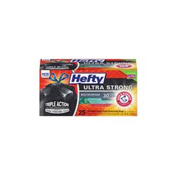 Picture of Hefty 6487797 30 gal Trash Bags Drawstring  