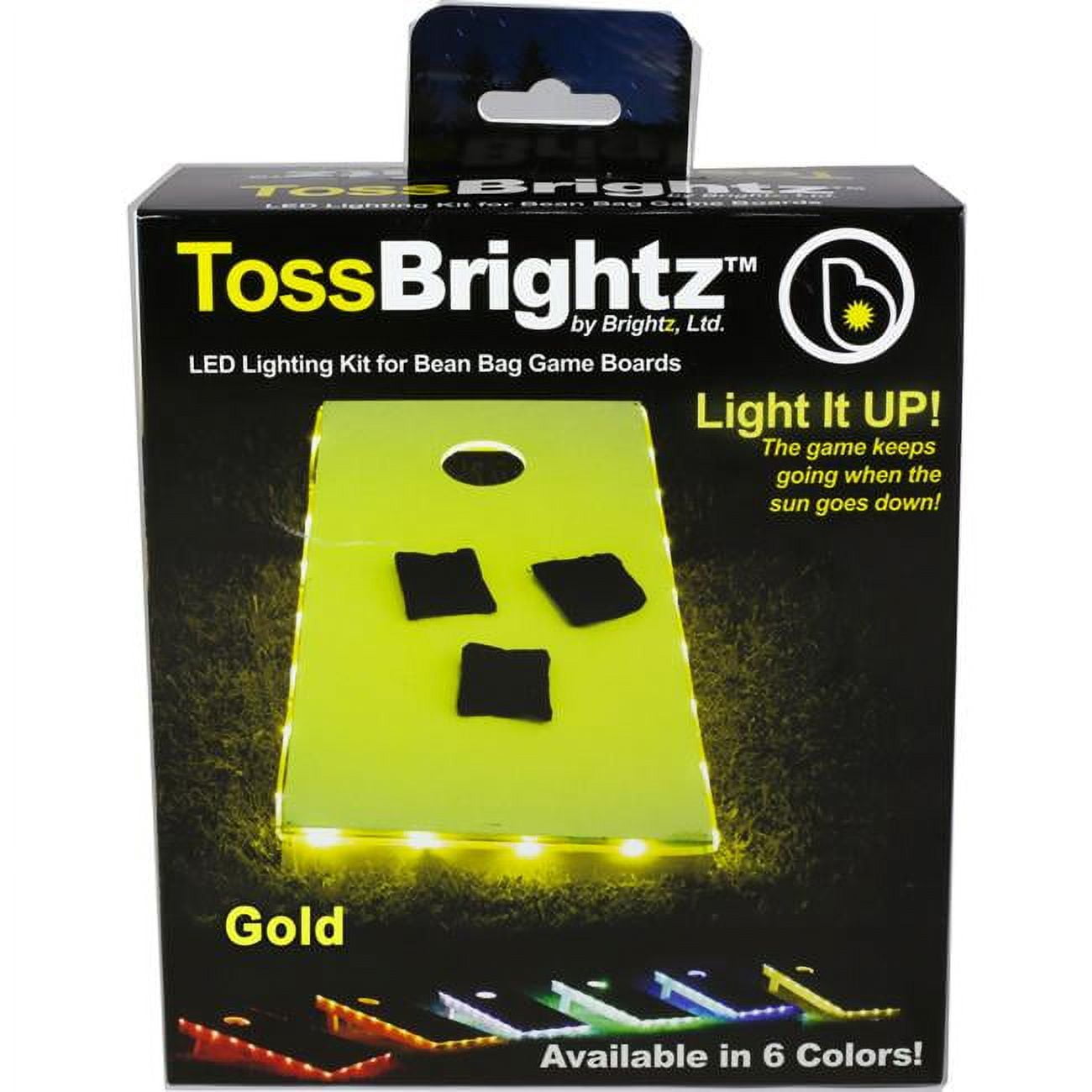 Picture of Brightz 9700436 TossBrightz Bag Game LED Lighting Kit  Gold