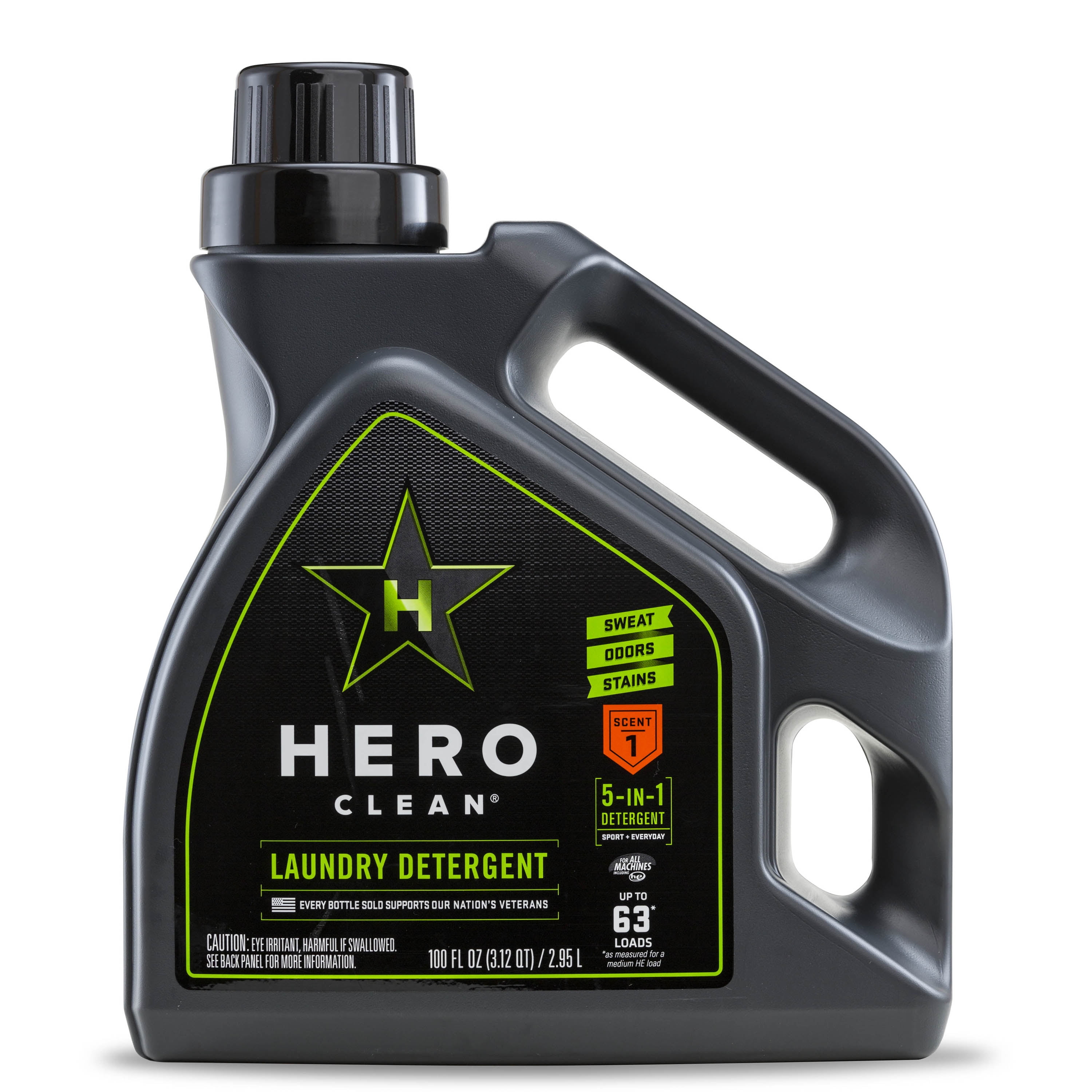Picture of Hero Clean 1673383 100 oz High Efficiency Liquid Laundry Detergent- pack of 4