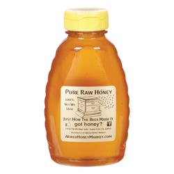 Picture of World Honey Market 9301276 Gallberry Pure Raw Honey 16 Bottle - pack of 12