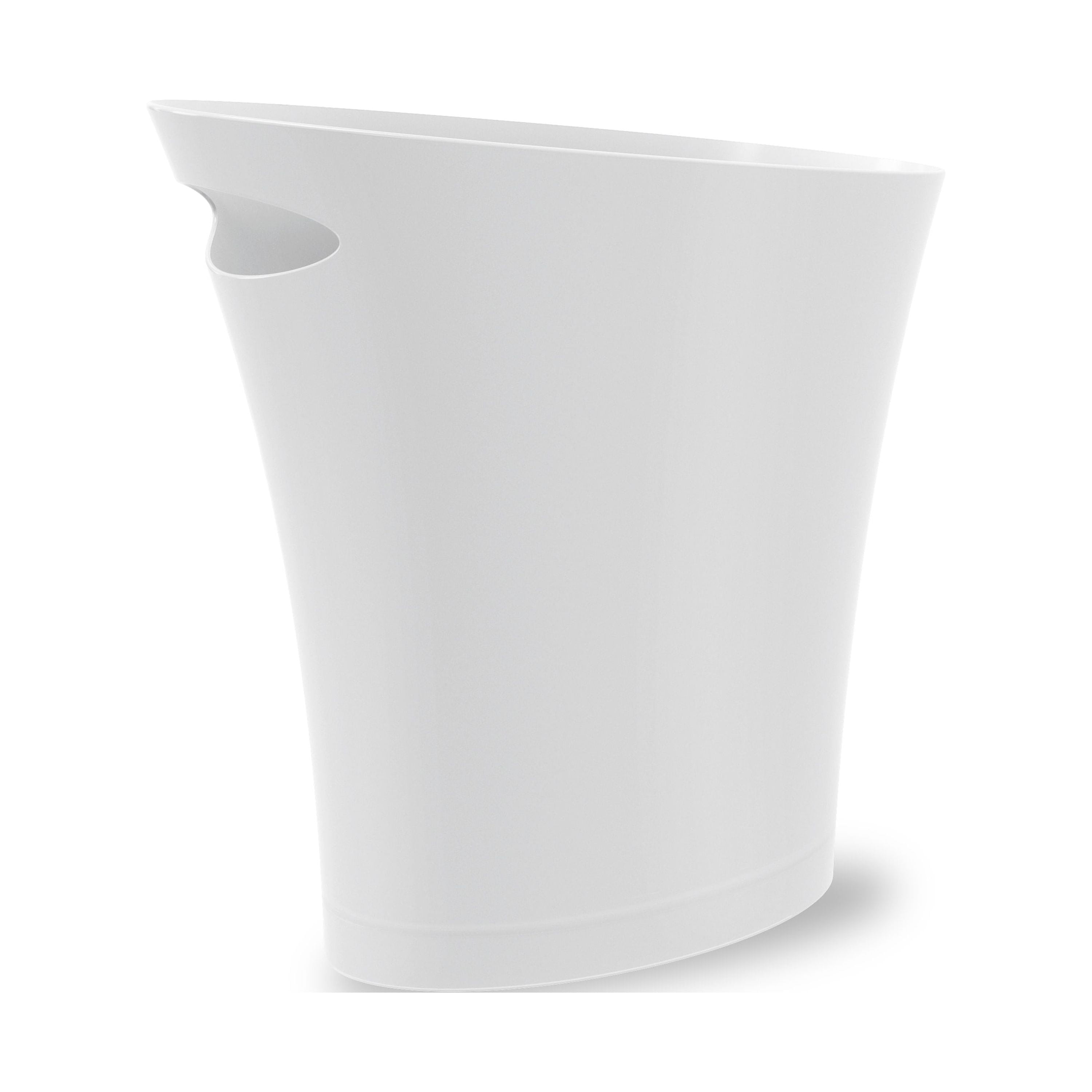 Picture of Umbra 6215321 2 gal White Skinny Wastebasket - pack of 6