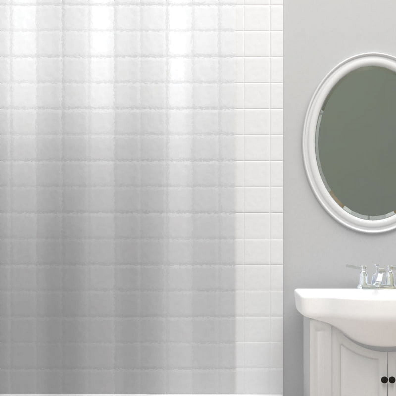 72 x 70 in. Clear Solid Shower Curtain Liner