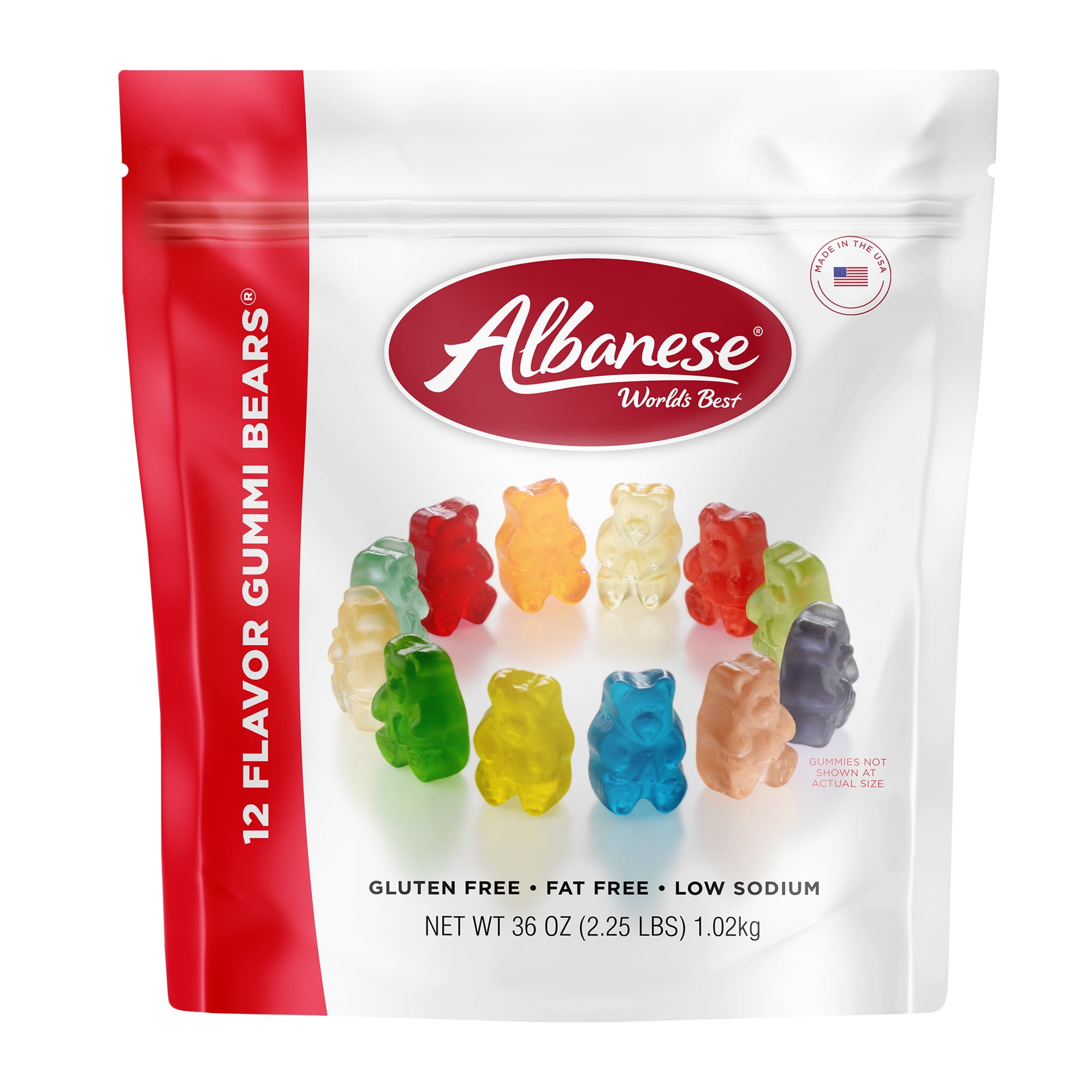 Picture of Albanese 9602921 36 oz Multi-Flavored Gummi Bears