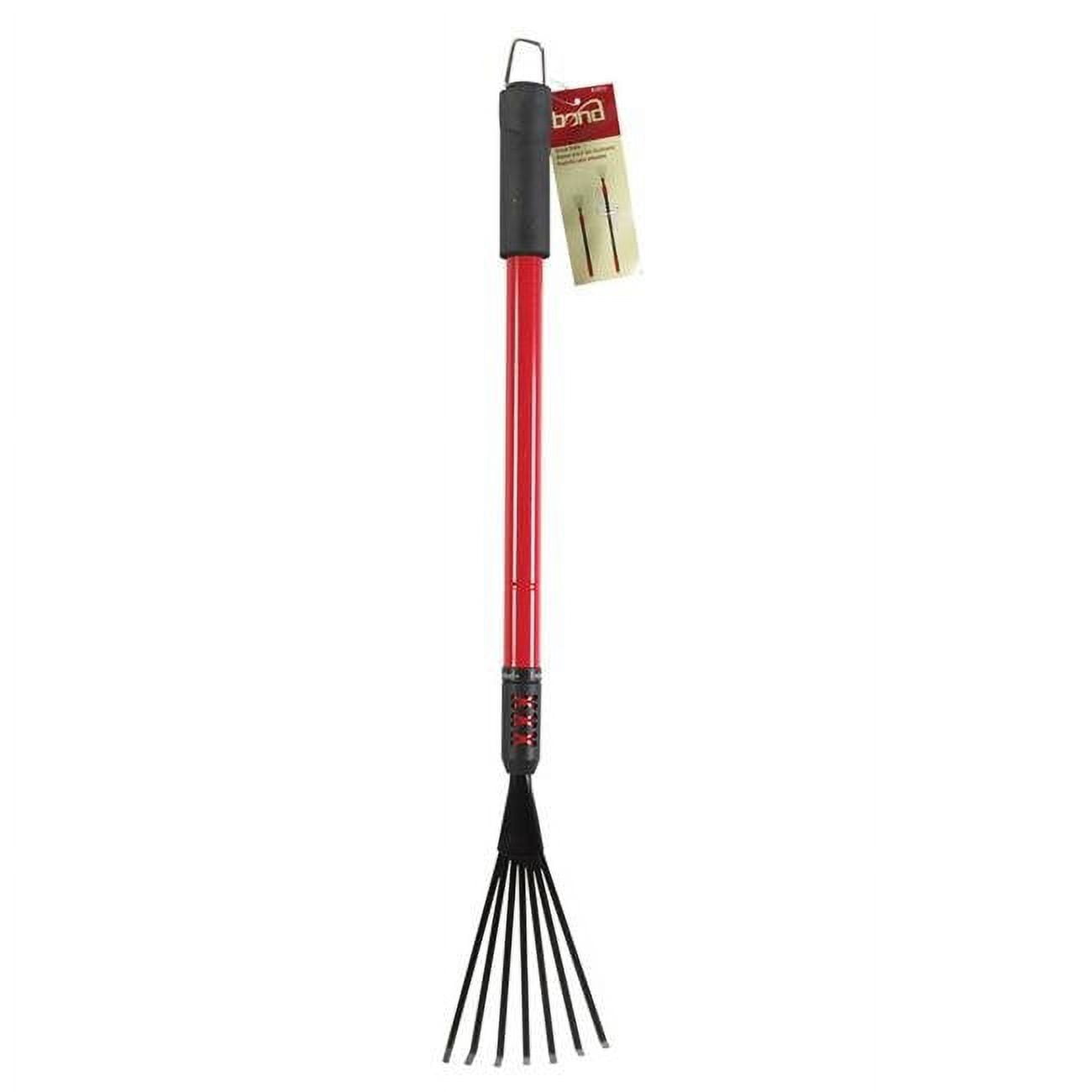 4.72 in Manufacturing Steel Telescopic Rake, 32 in L Handle