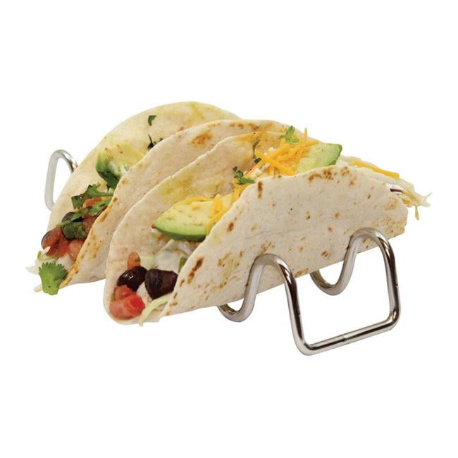 Picture of Tablecraft 6514087 Taco Holder  Stainless Steel &amp; Silver